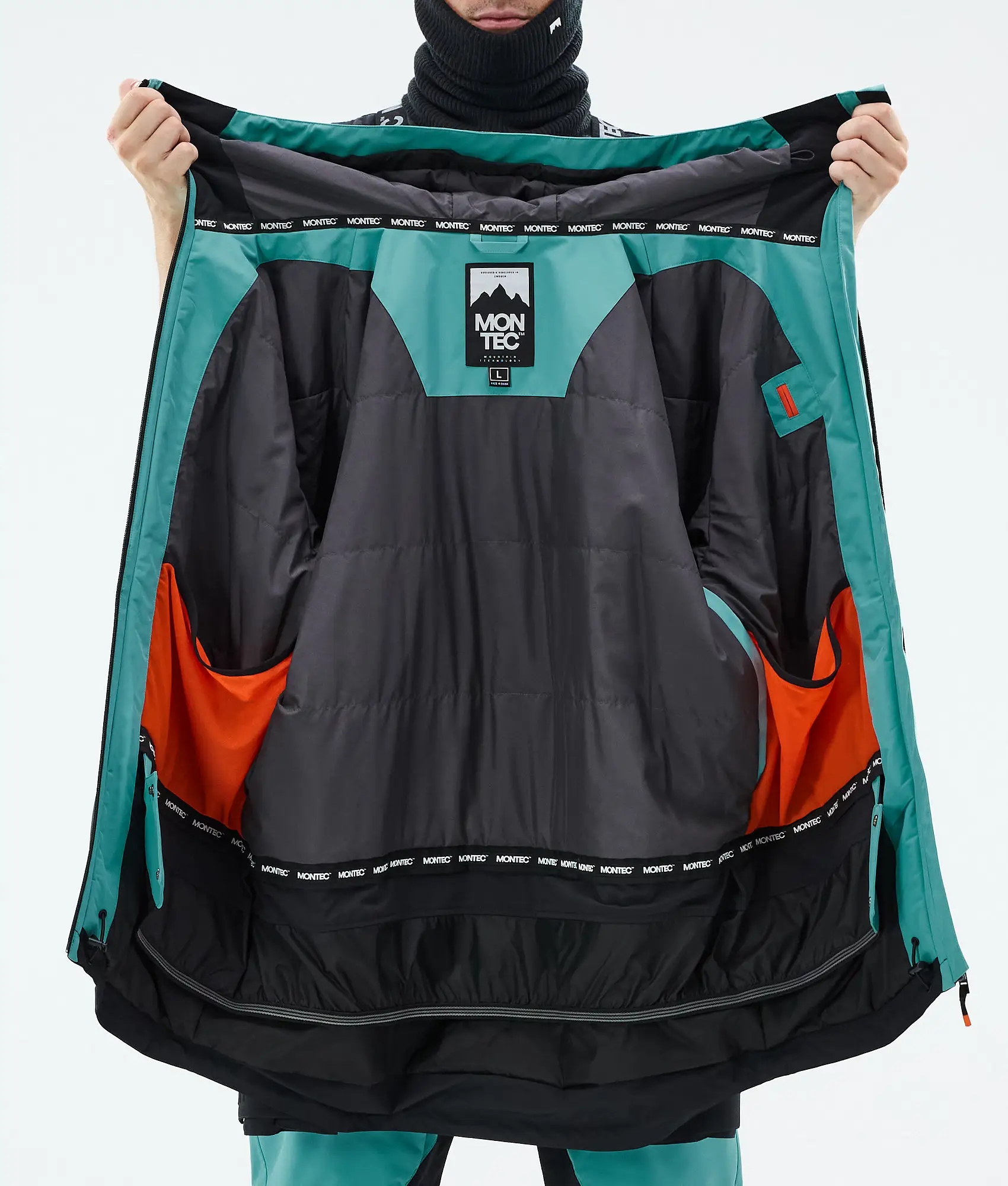 Arch Ski Jacket Men Turquoise/Black