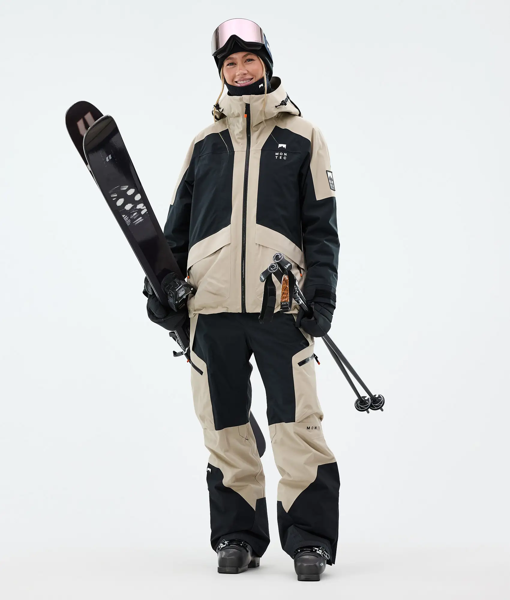 Morpheus W Ski Jacket Women Sand/Black