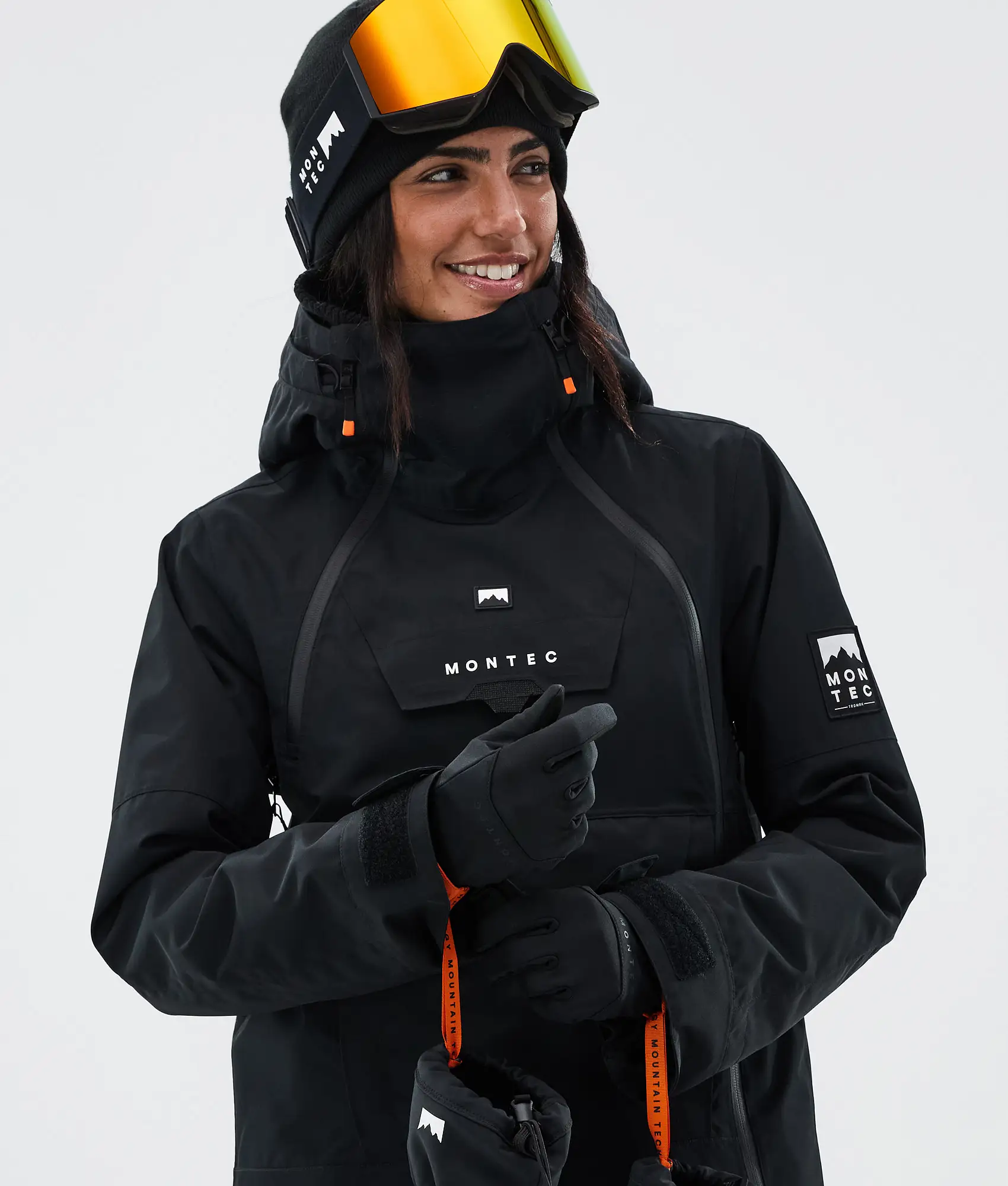 Utility Ski Gloves Black/Black