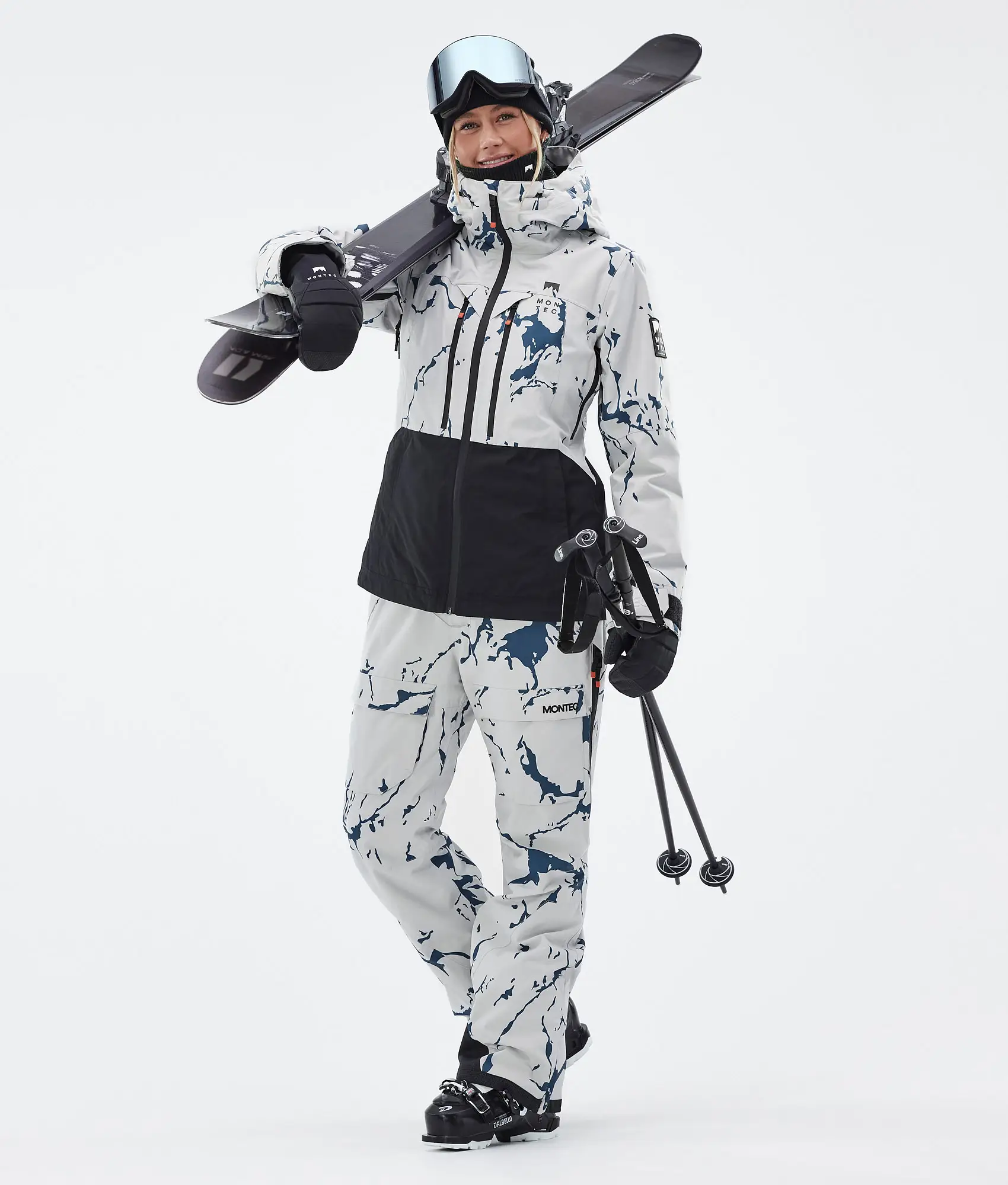 Moss W Ski Jacket Women Ice/Black