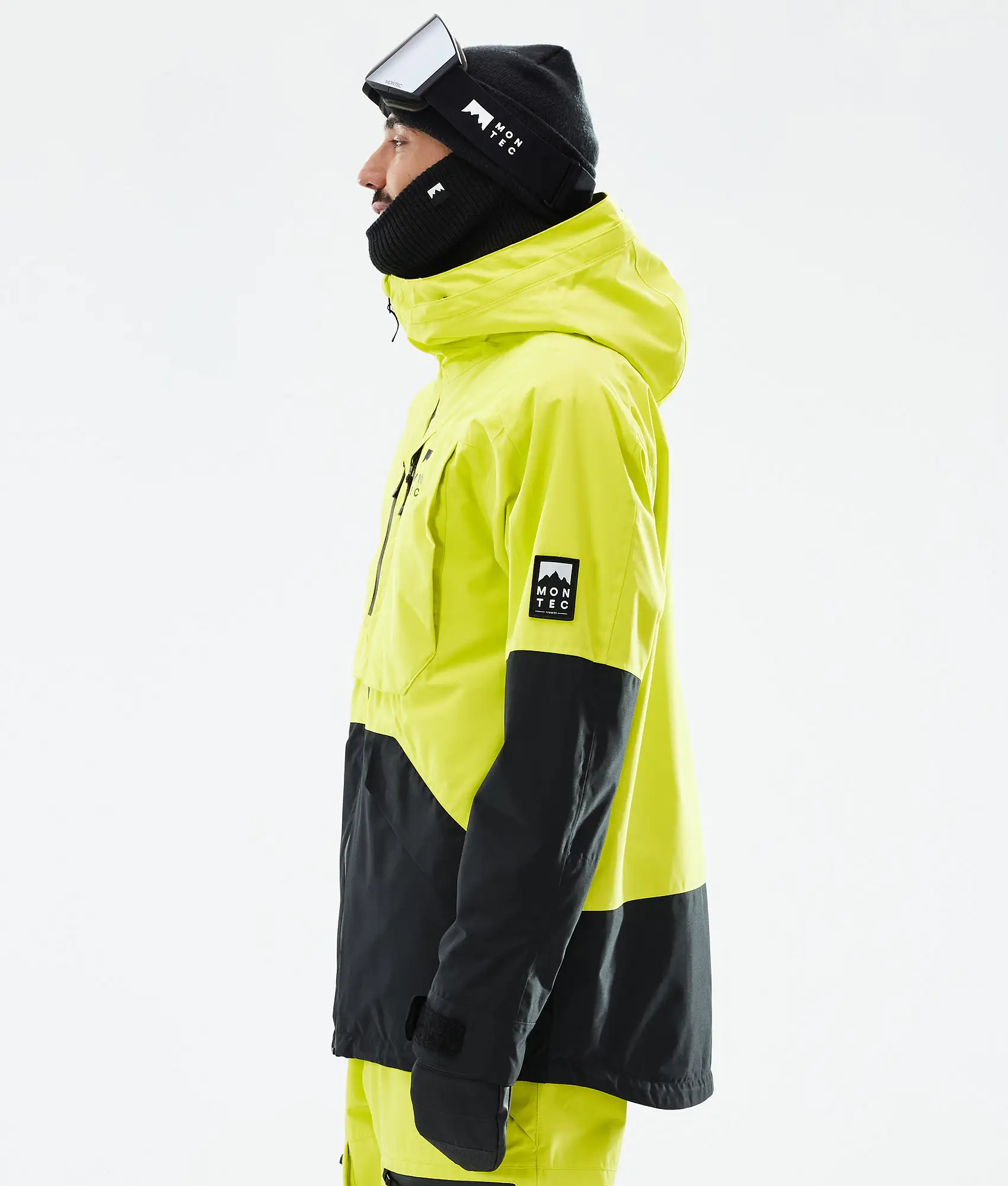 Arch Snowboard Jacket Men Bright Yellow/Black Renewed