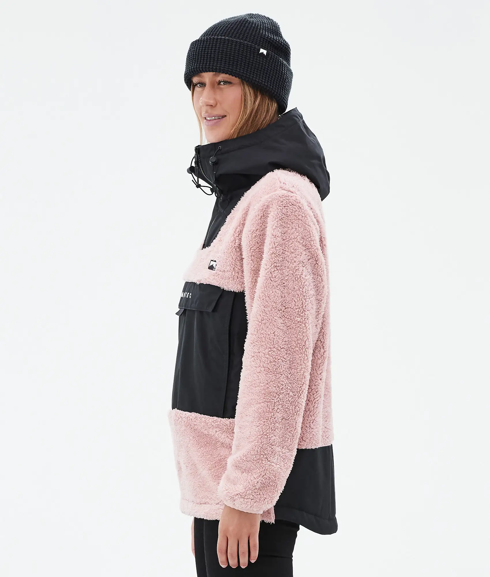Lima W Fleece Hoodie Women Soft Pink/Black