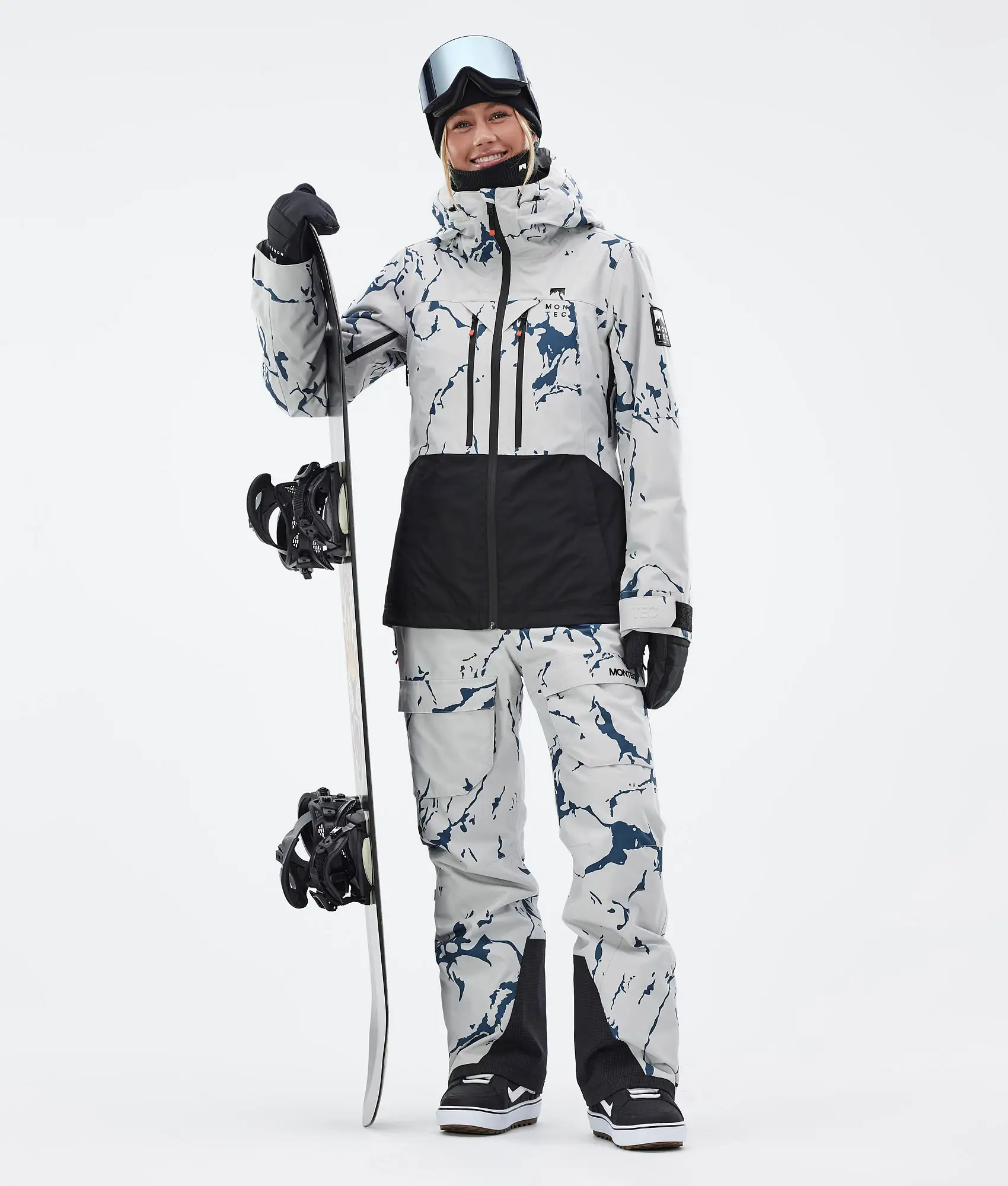 Moss W Snowboard Jacket Women Ice/Black