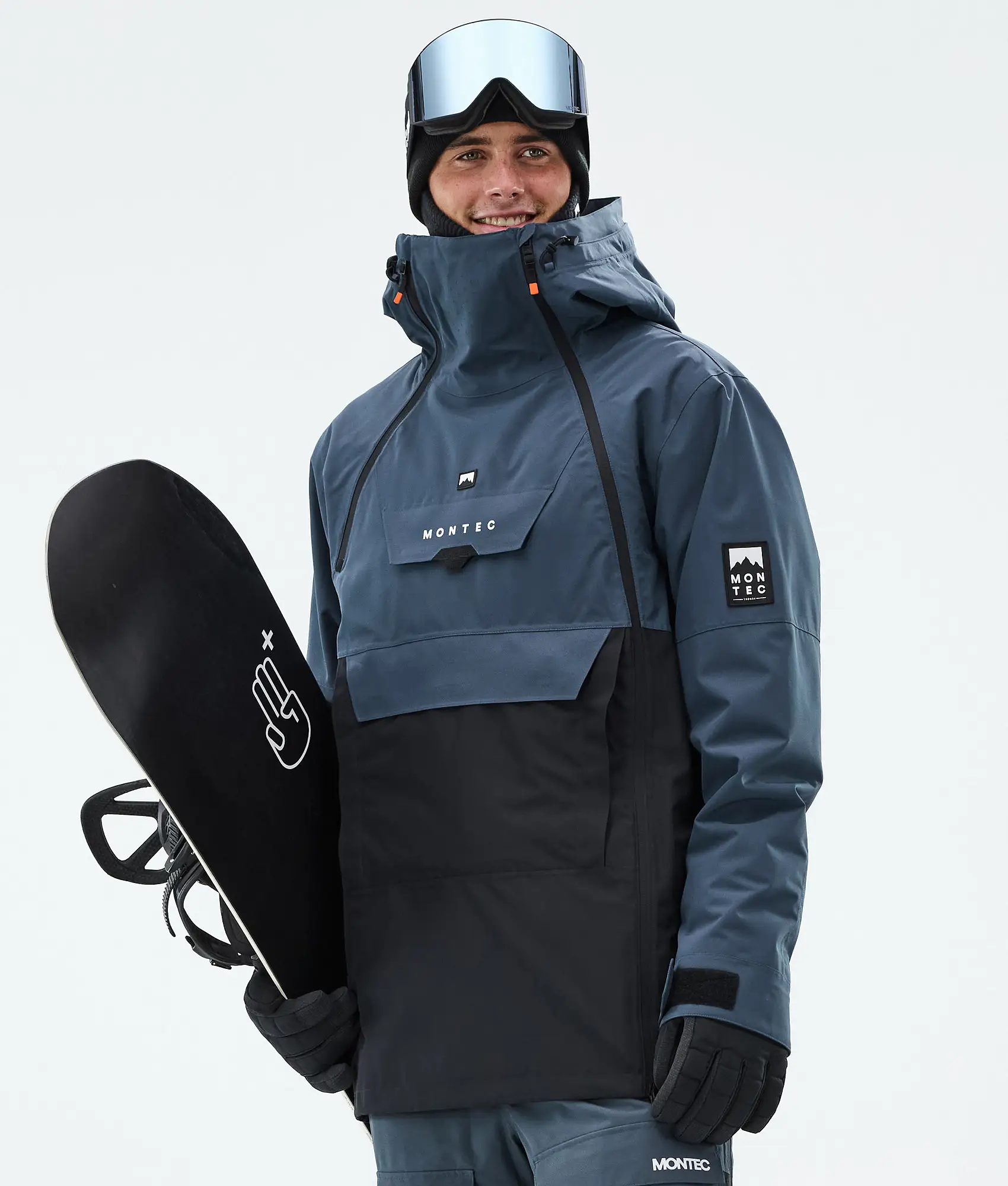 Doom Snowboard Jacket Men Metal Blue/Black