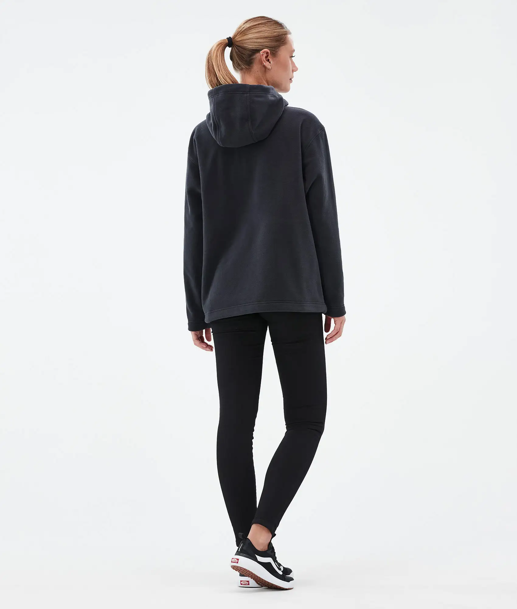 Delta W Fleece Hoodie Women Black