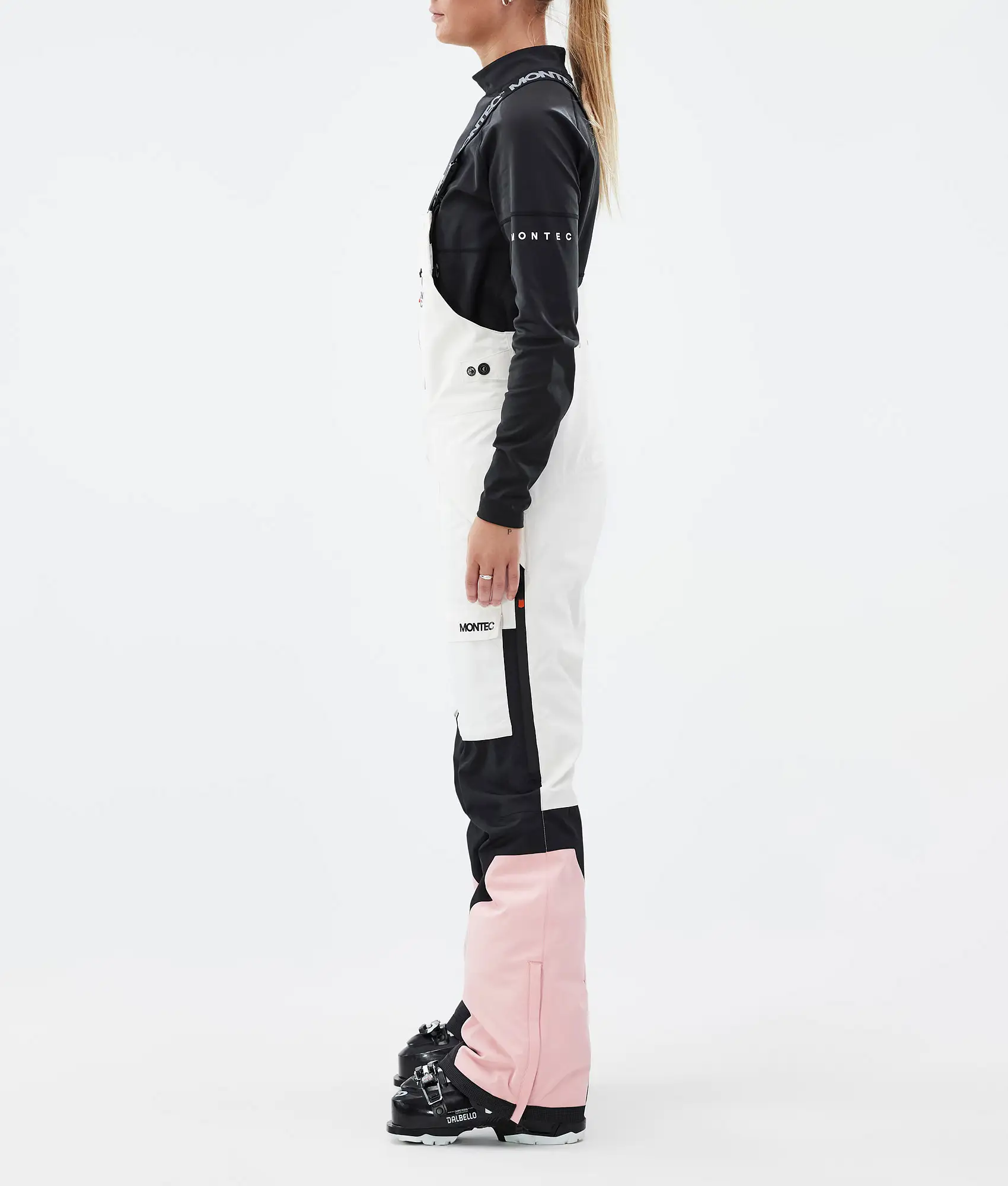 Fawk W Ski Pants Women Old White/Black/Soft Pink