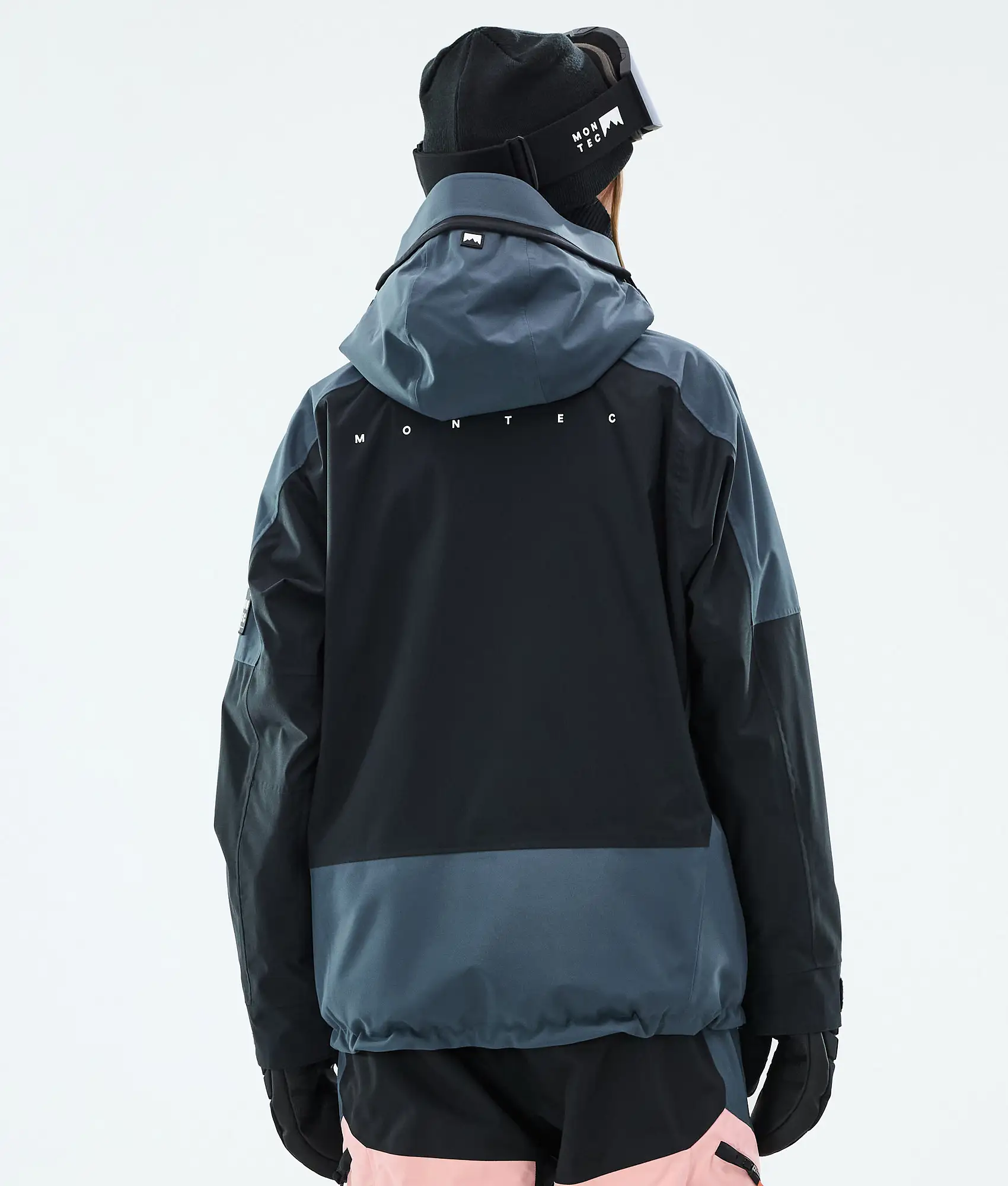 Morpheus W Snowboard Jacket Women Metal Blue/Black/Soft Pink