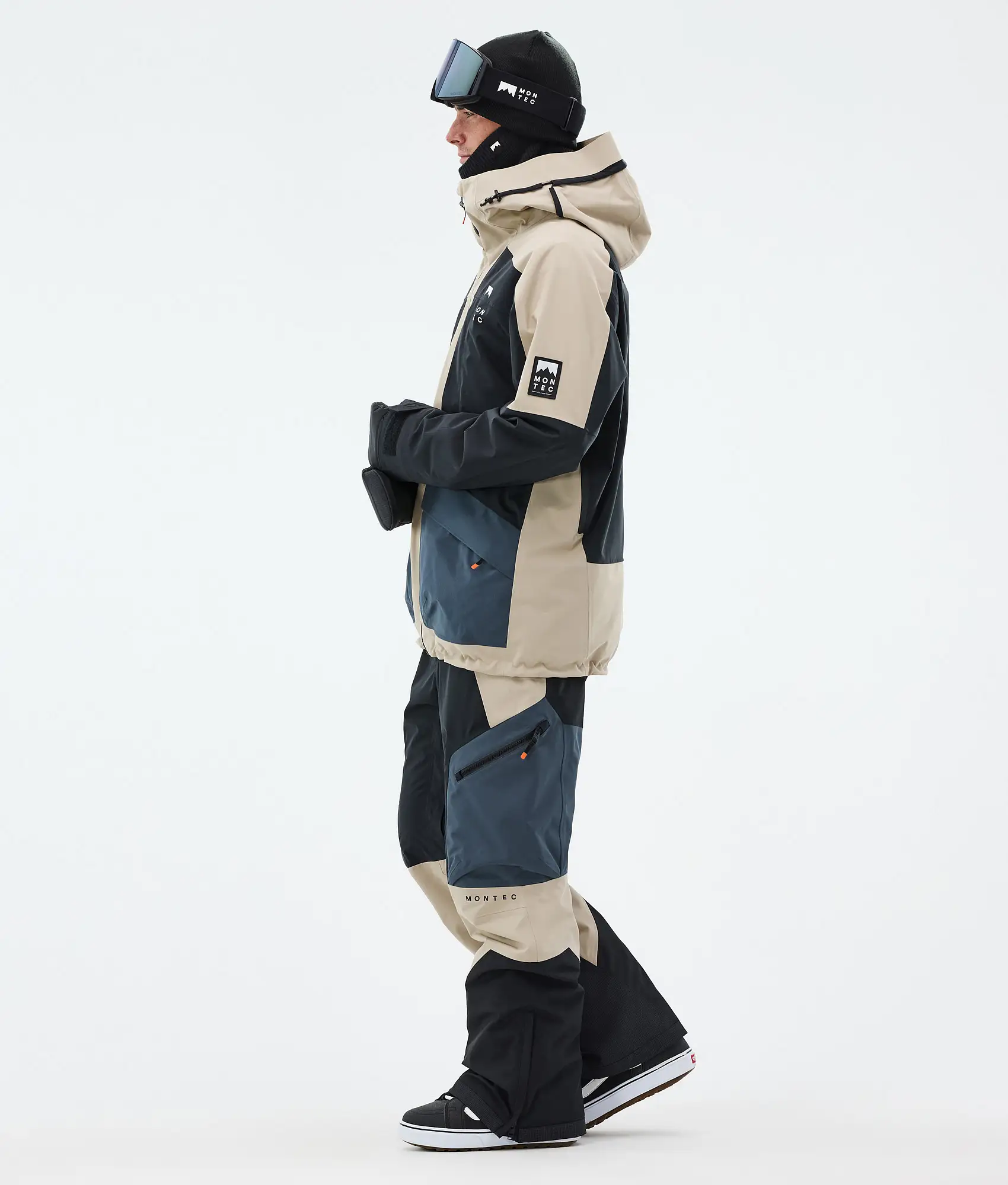 Morpheus Snowboard Jacket Men Sand/Black/Metal Blue