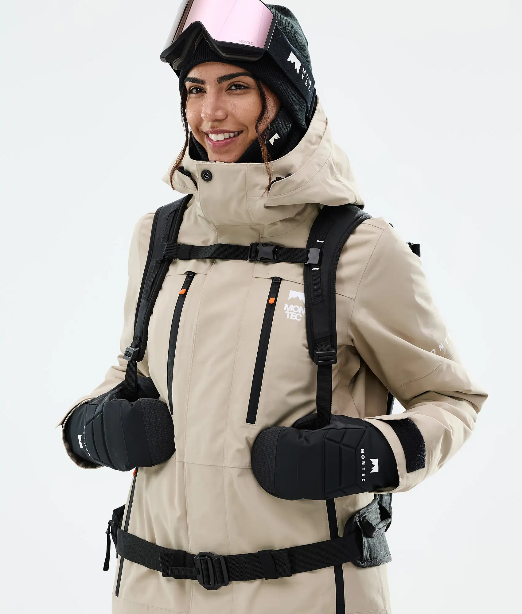 Fawk W Ski Jacket Women Sand