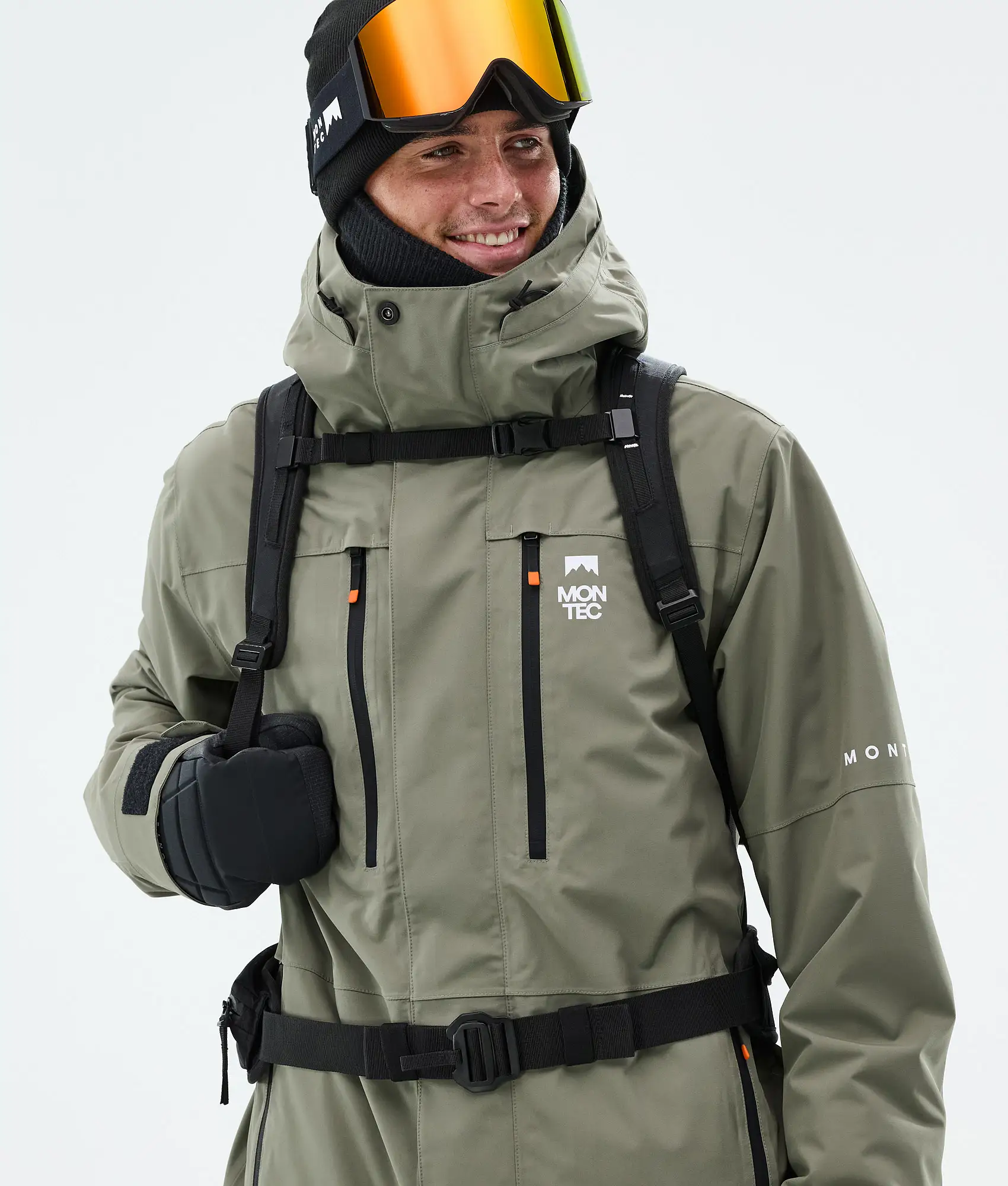 Fawk Ski Jacket Men Greenish