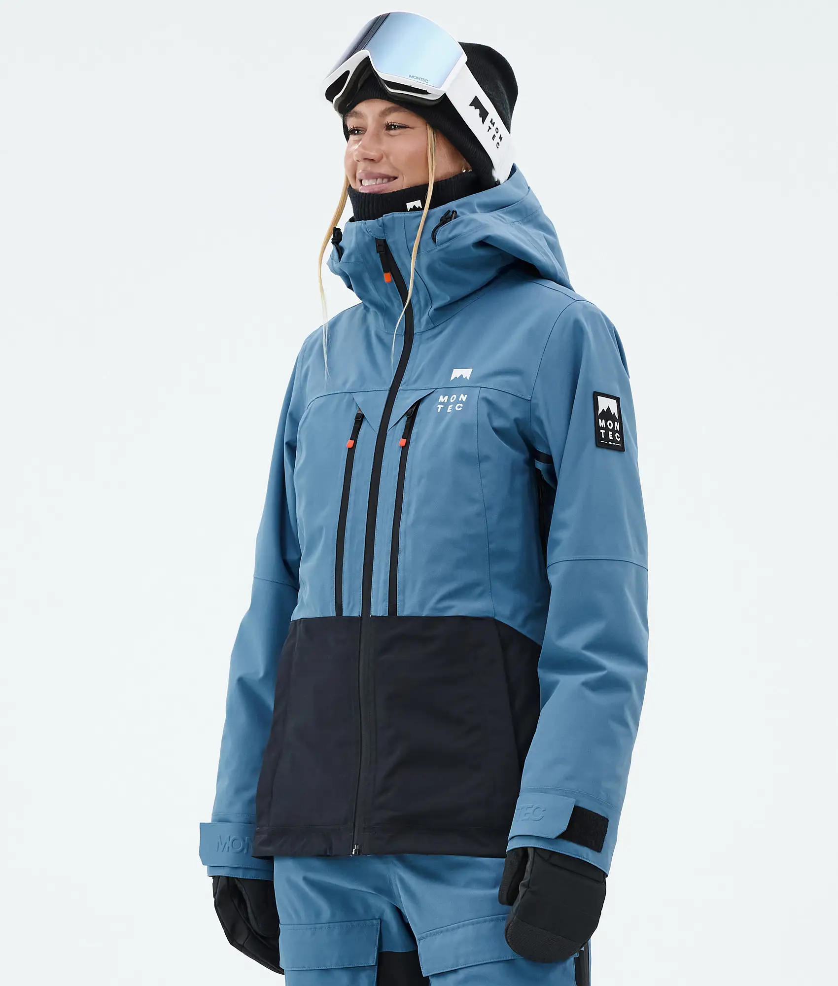 Moss W Ski Jacket Women Blue Steel/Black