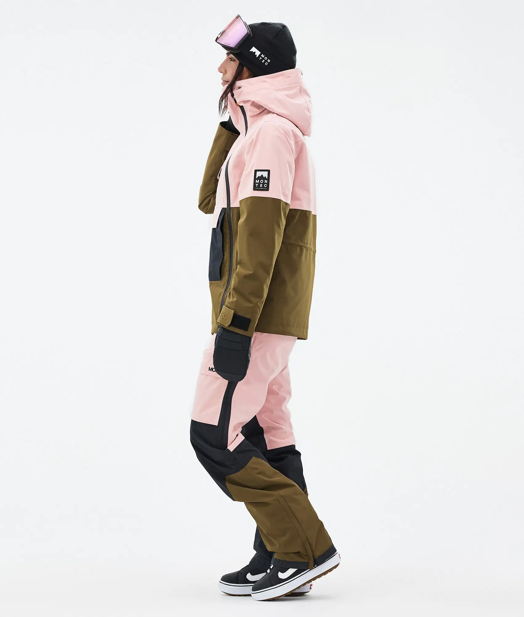 Doom W Snowboard Jacket Women Soft Pink/Black/Fatigue