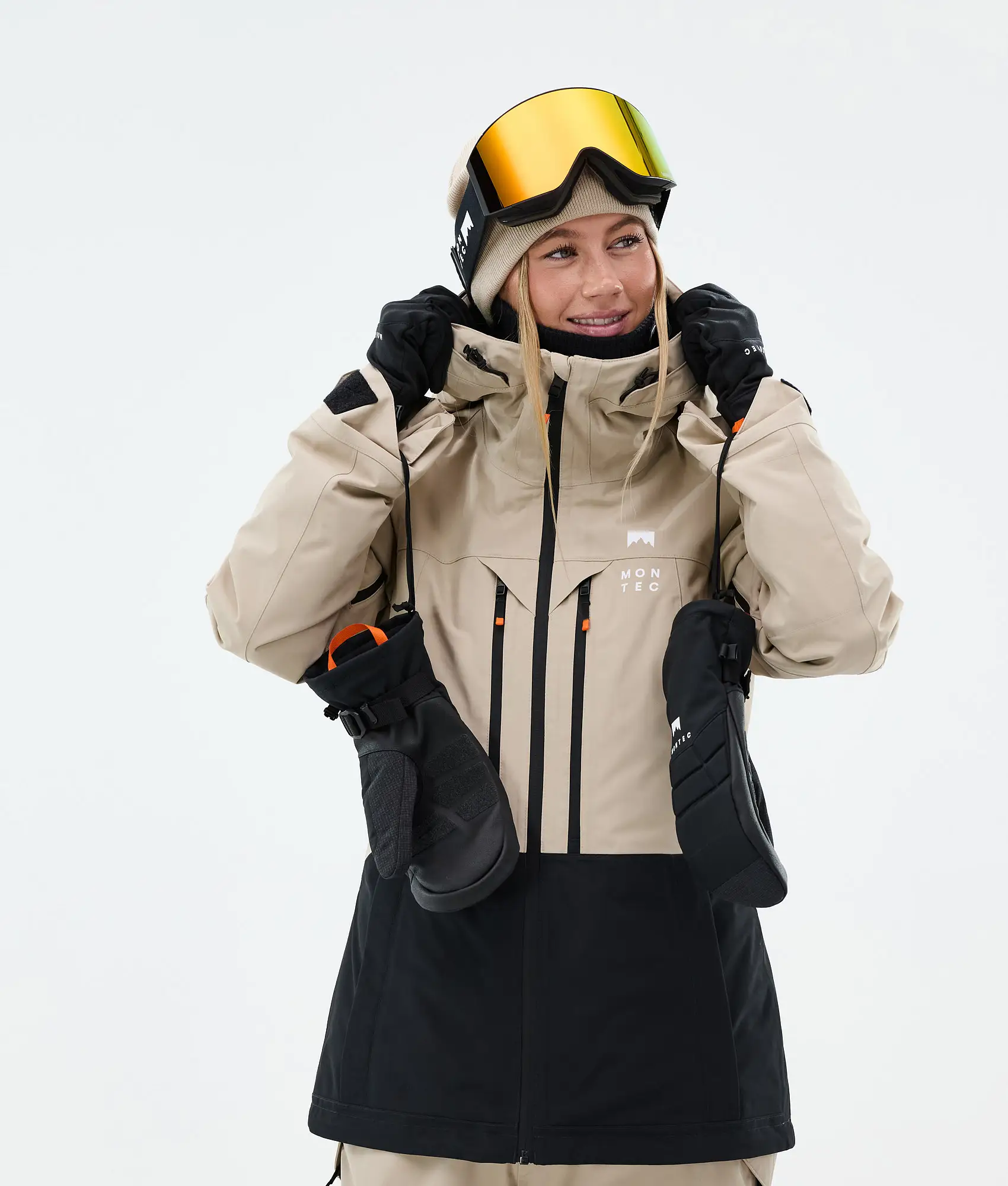Moss W Ski Jacket Women Sand/Black