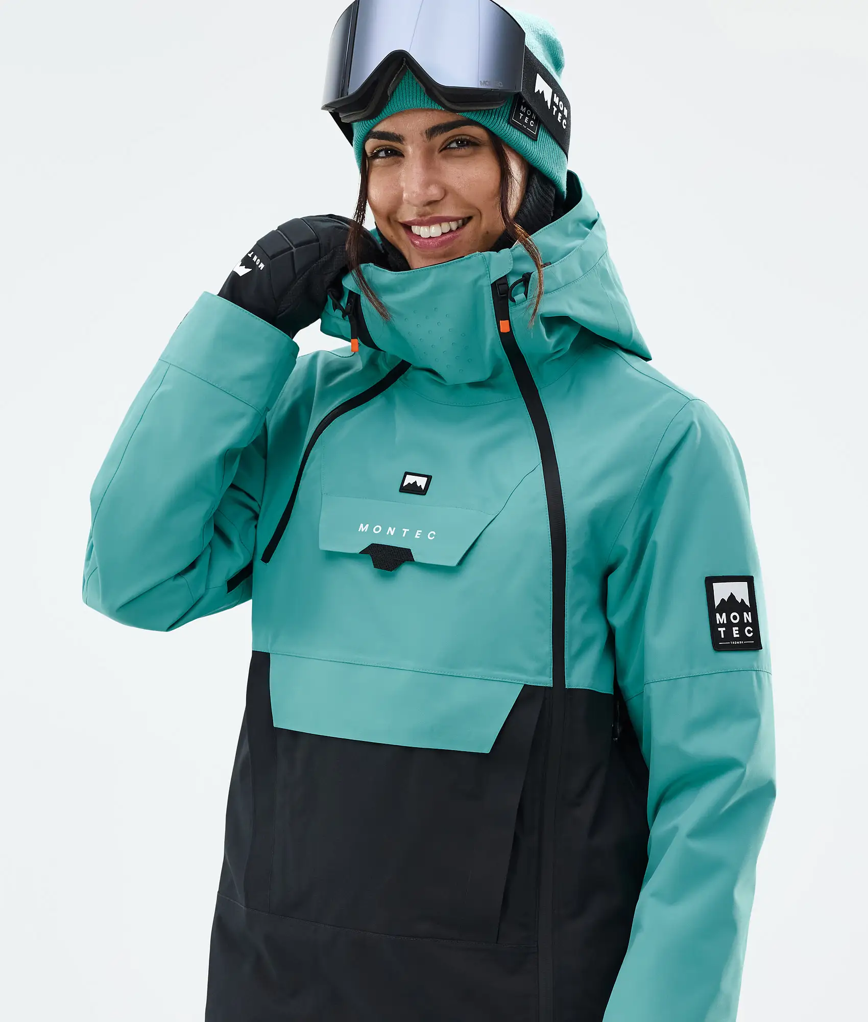 Doom W Snowboard Jacket Women Turquoise/Black