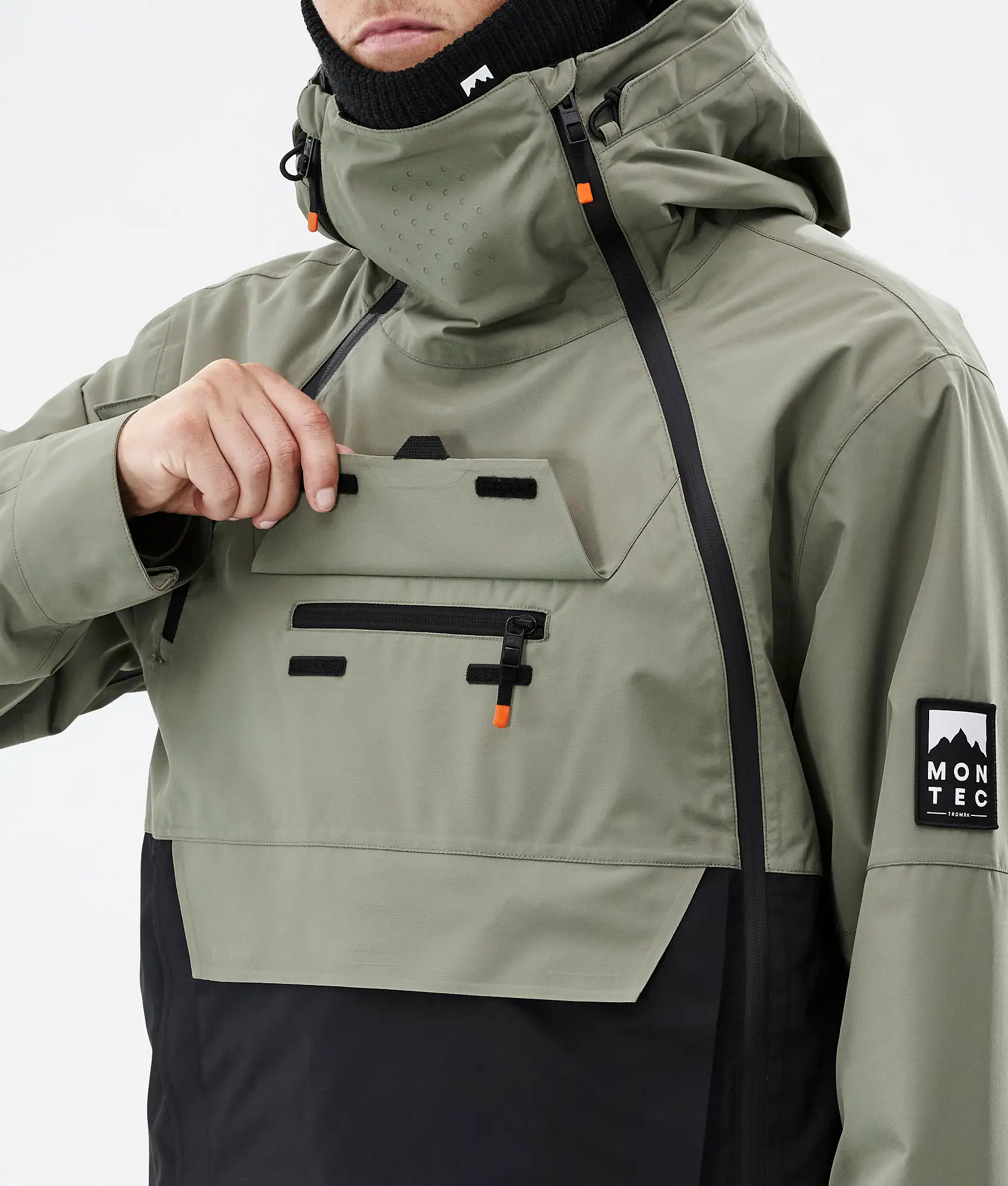 Doom Snowboard Jacket Men Greenish/Black