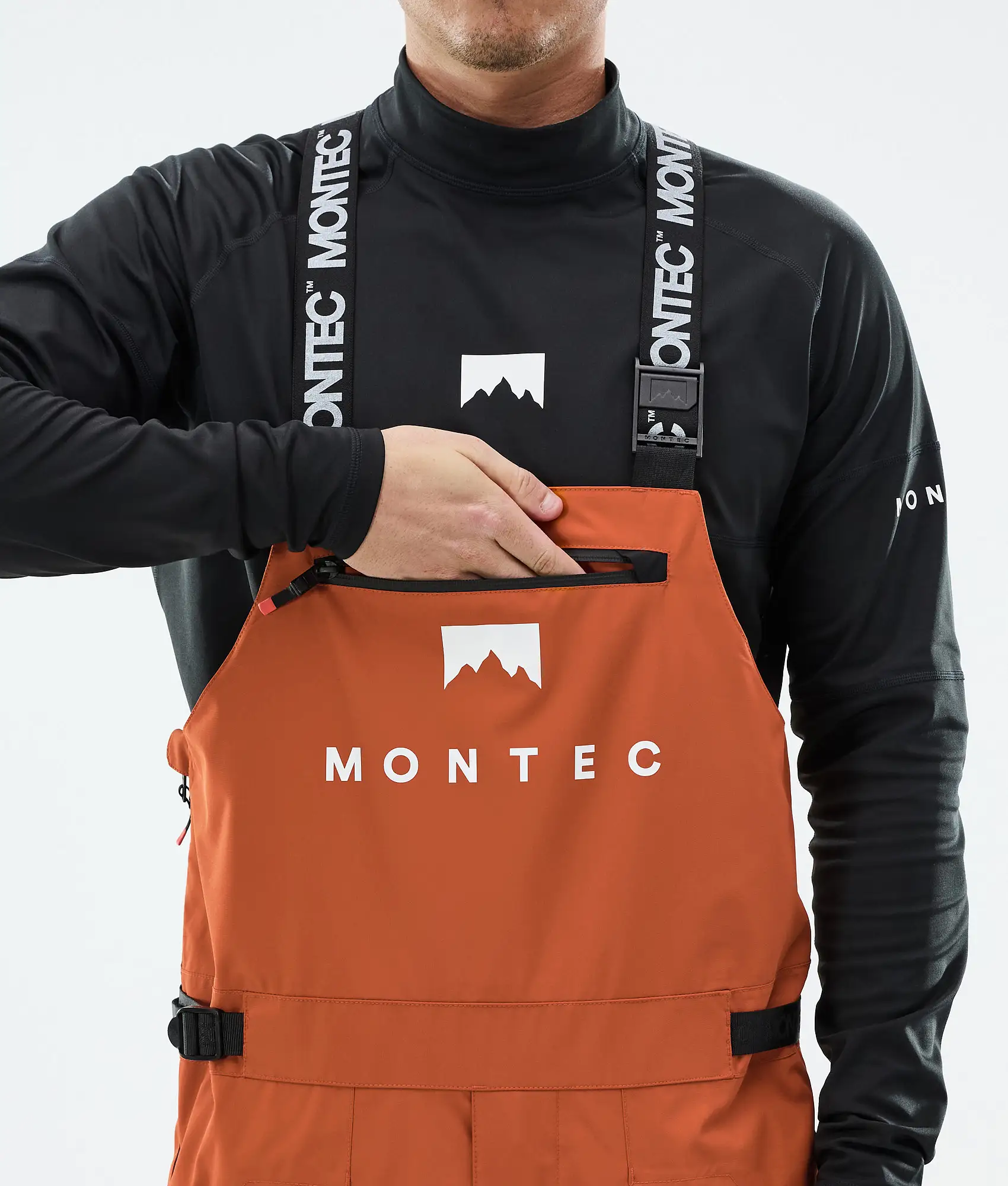 Arch Ski Pants Men Burned Orange/Black