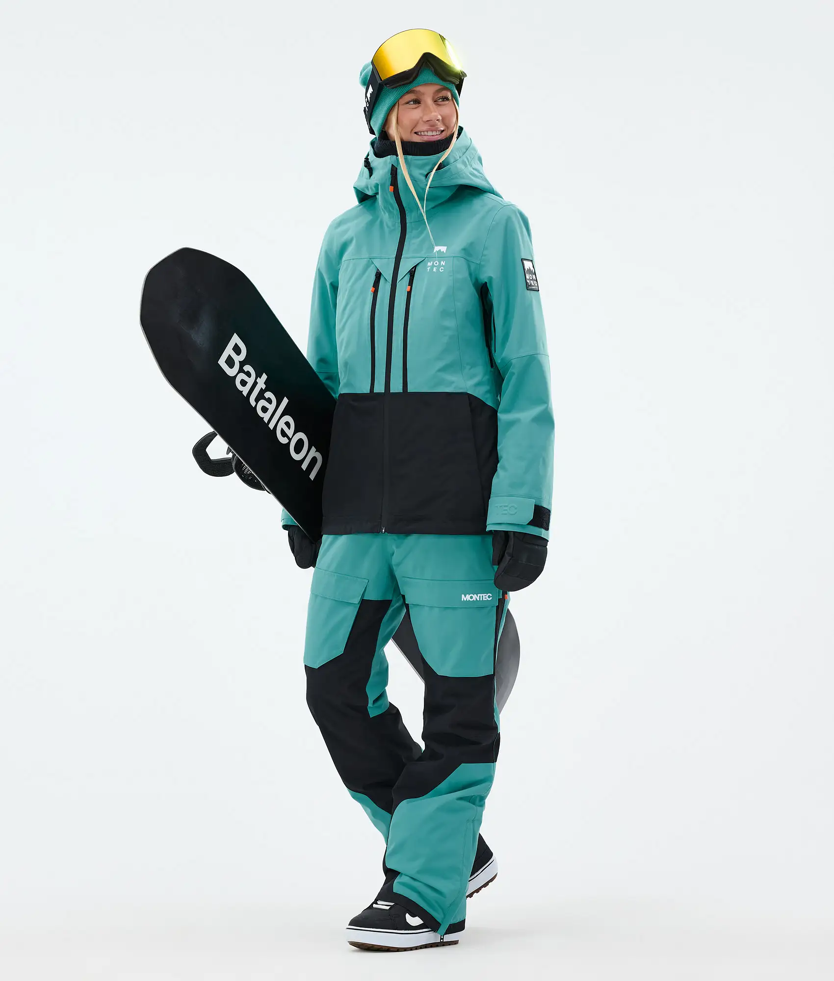 Moss W/Fawk W Snowboard Outfit Women Turquoise/Black