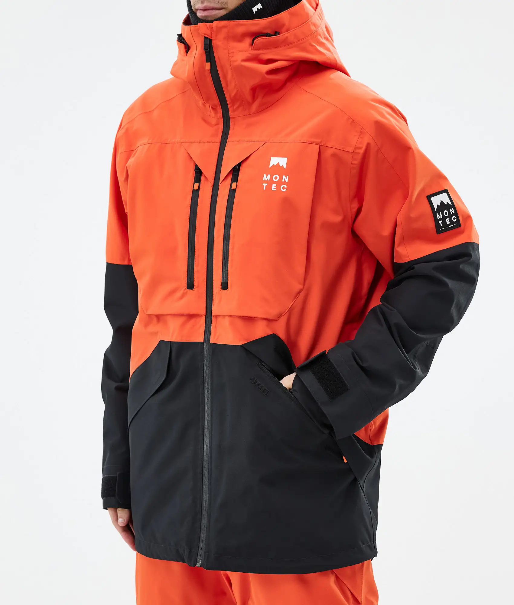 Arch Snowboard Jacket Men Orange/Black