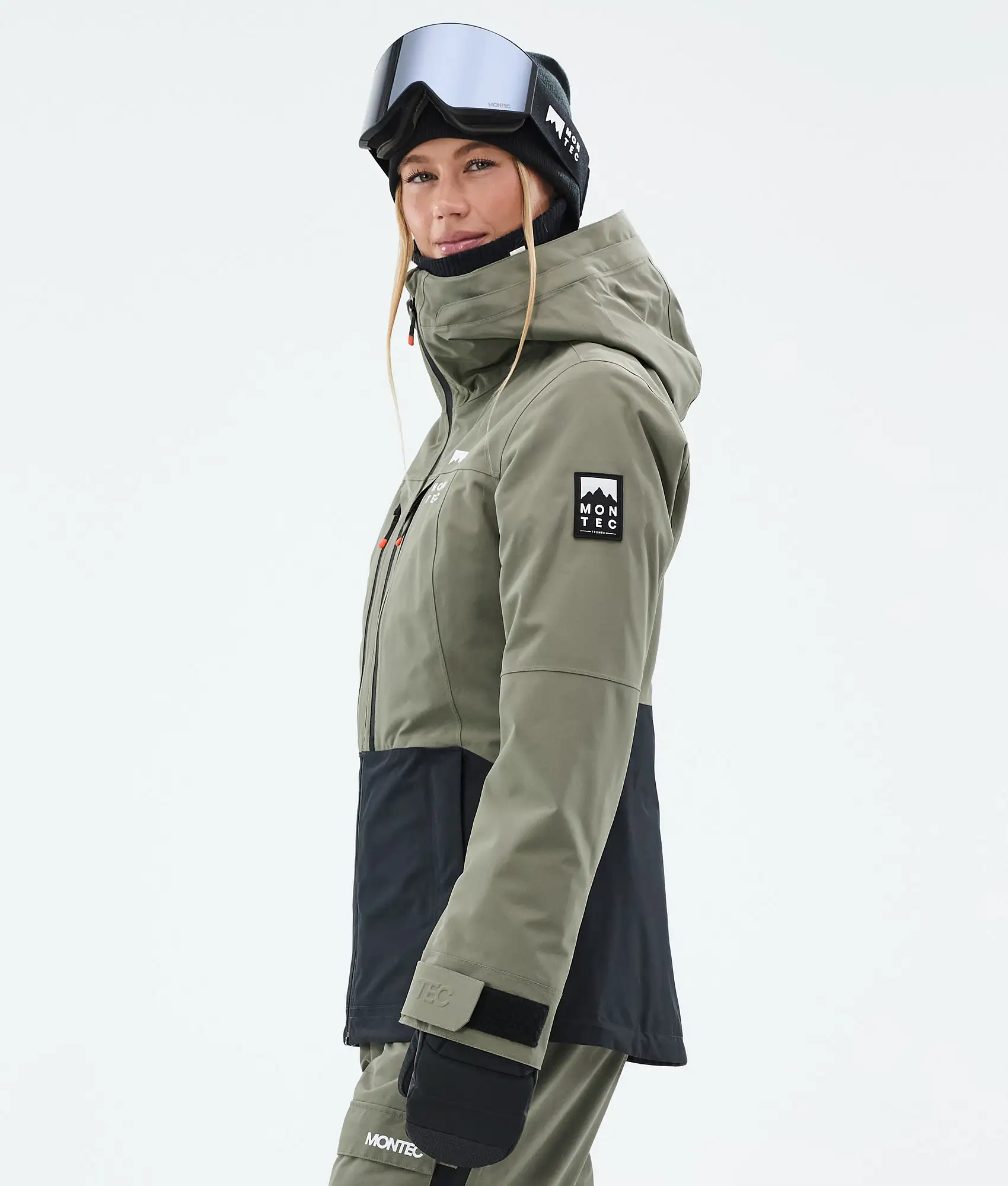 Moss W Snowboard Jacket Women Greenish/Black Renewed