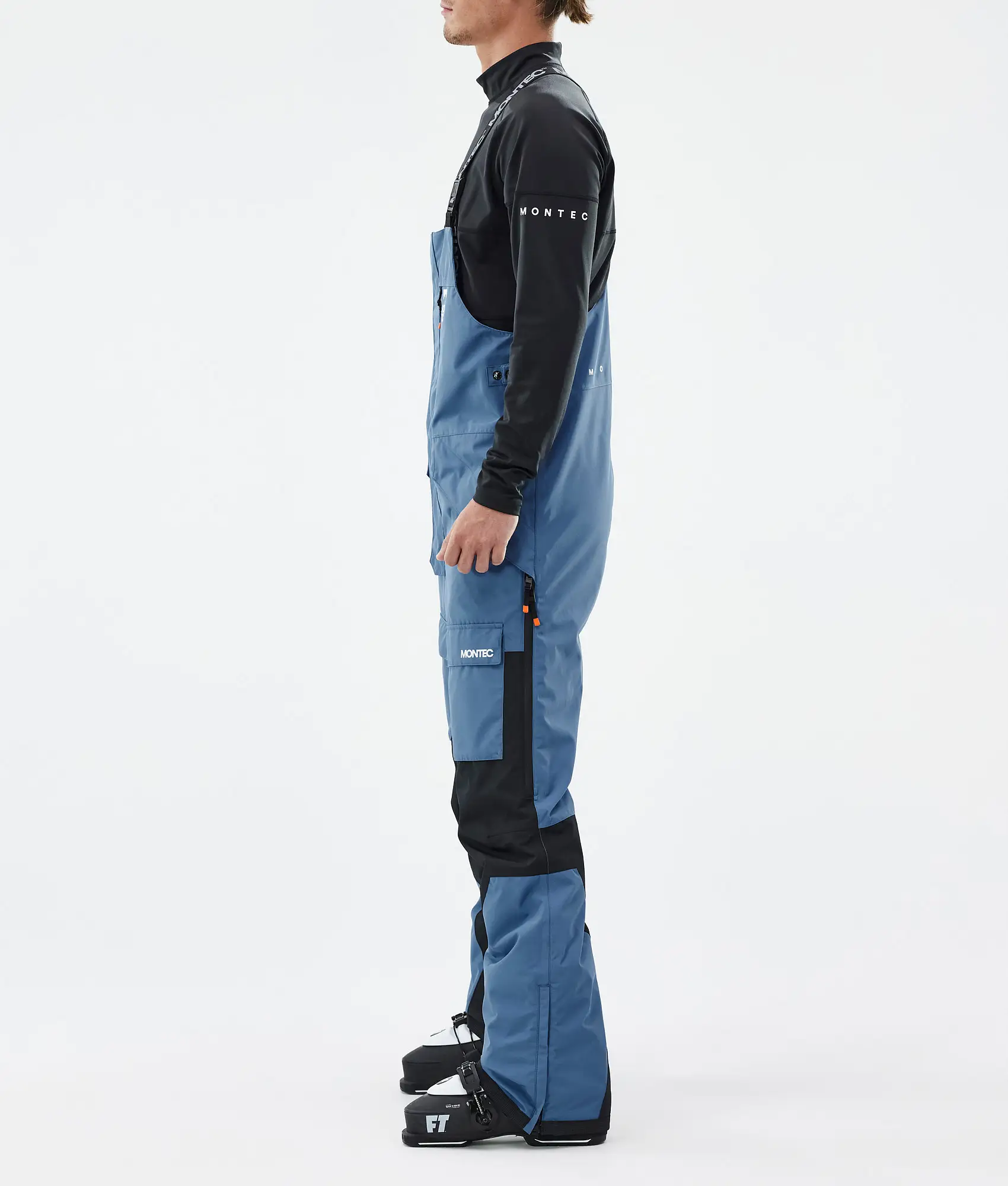 Fawk Ski Pants Men Blue Steel/Black