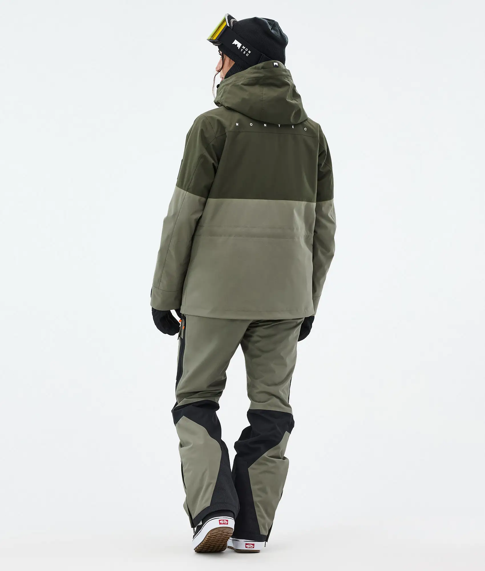 Doom W Snowboard Jacket Women Olive Green/Black/Greenish
