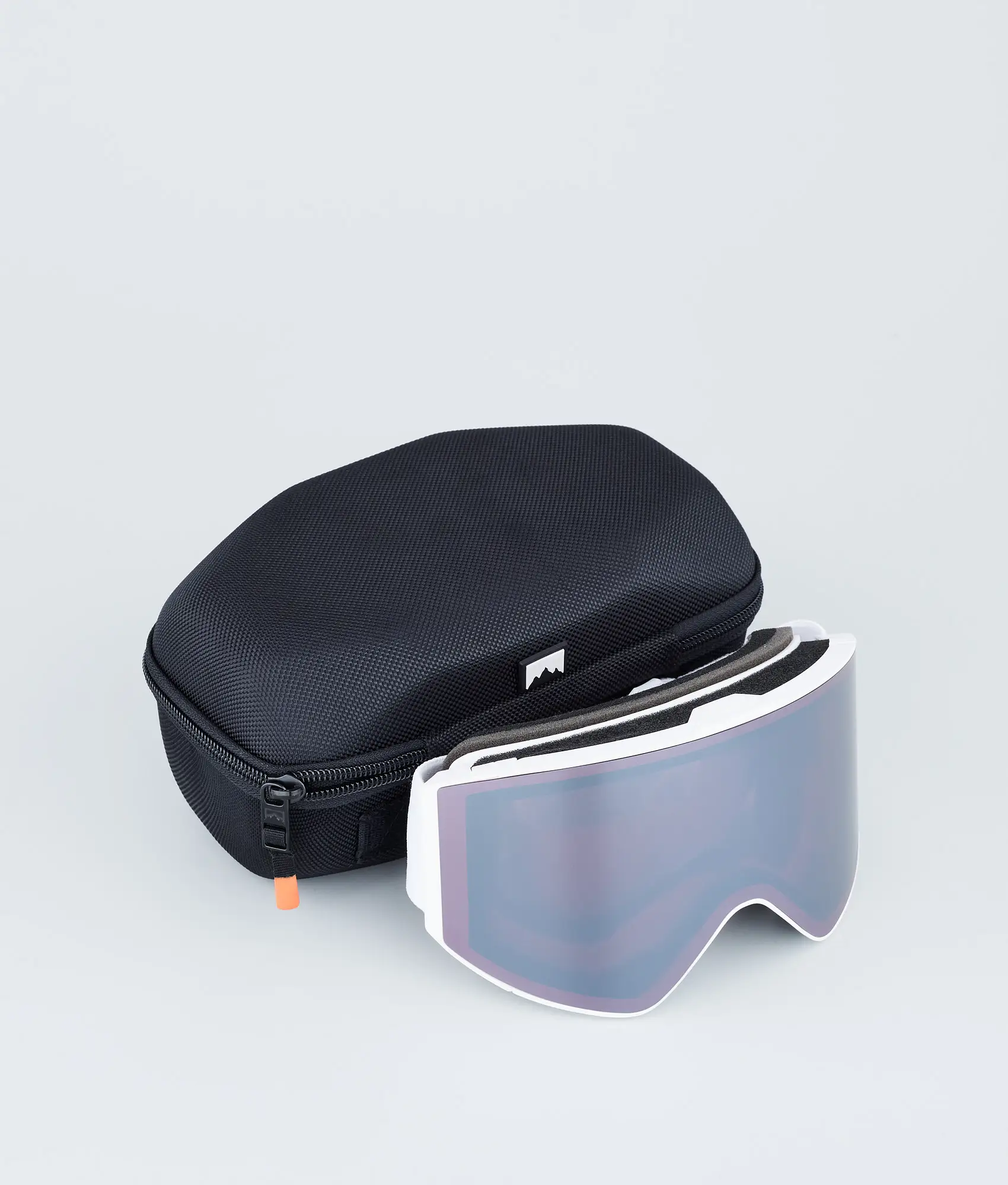 Scope Ski Goggles White W/White Black Mirror