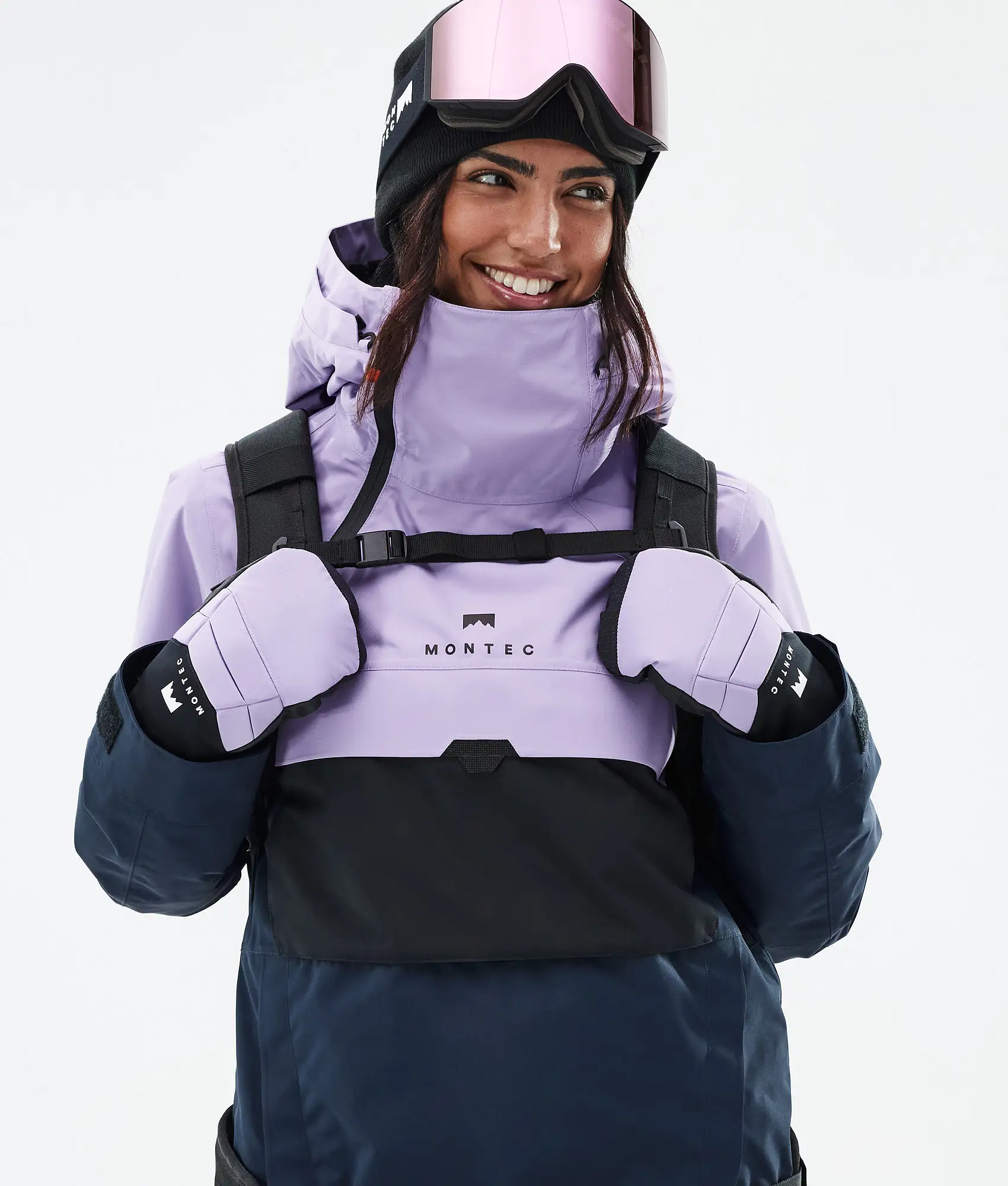 Dune W Snowboard Jacket Women Faded Violet/Black/Dark Blue