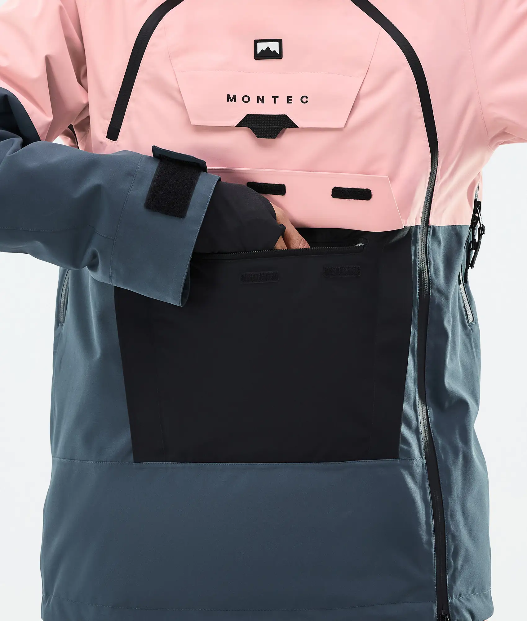 Doom W Ski Jacket Women Soft Pink/Black/Metal Blue