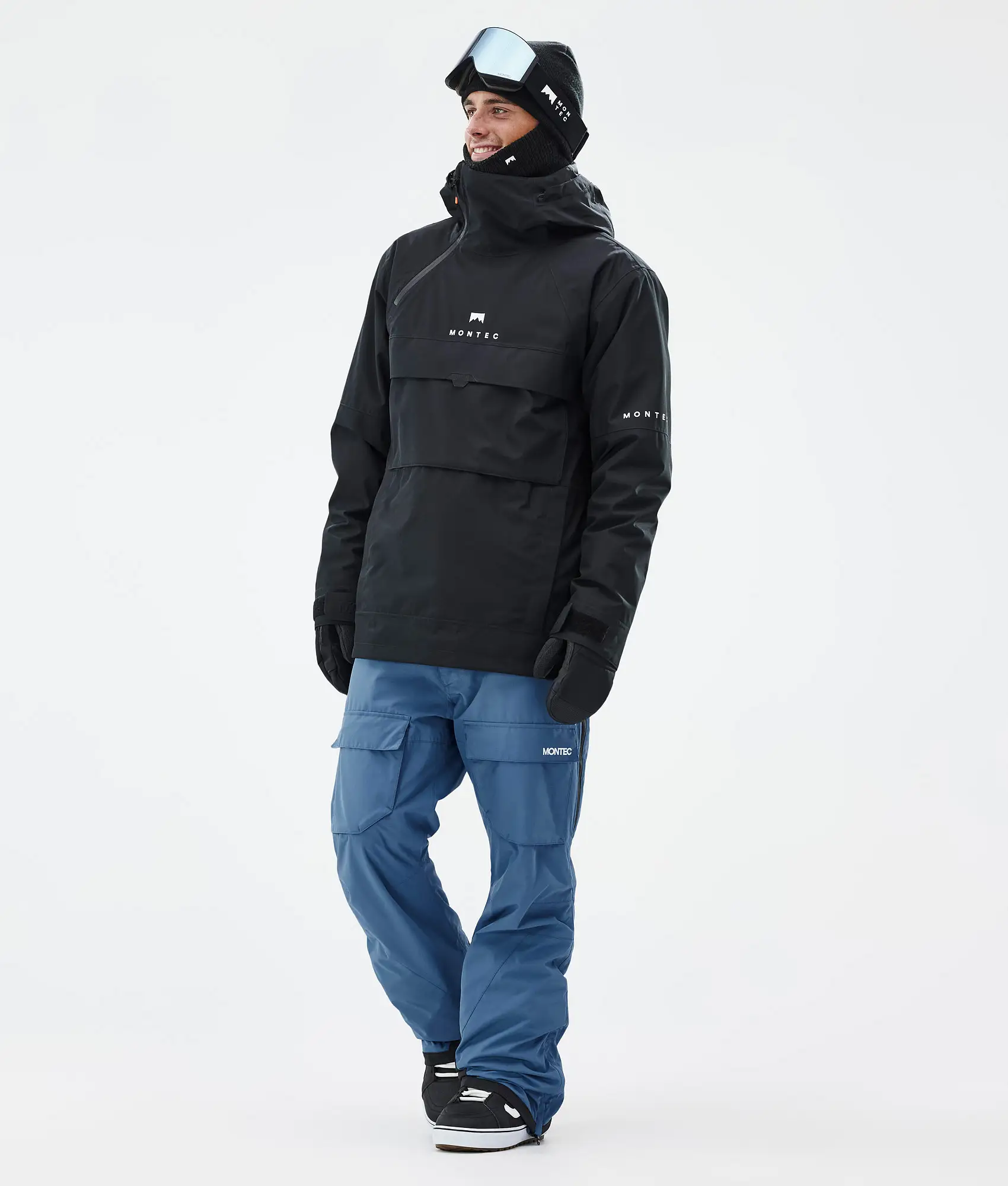 Kirin Snowboard Pants Men Blue Steel