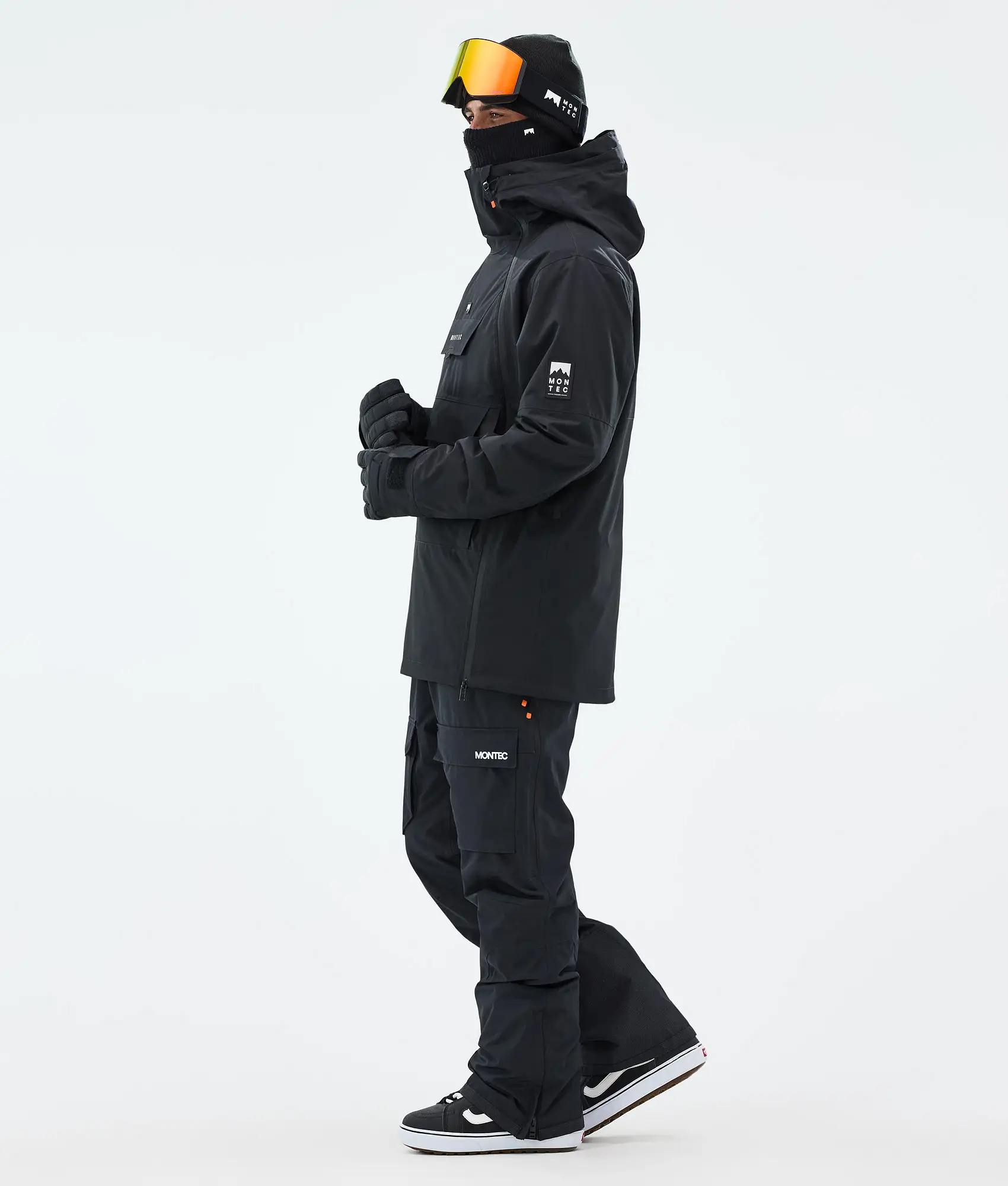Doom Snowboard Jacket Men Black Renewed