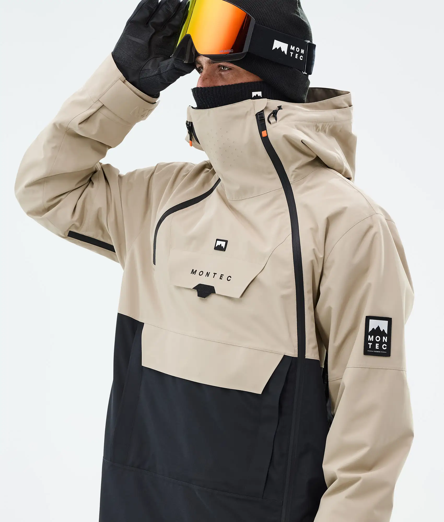 Doom Ski Jacket Men Sand/Black