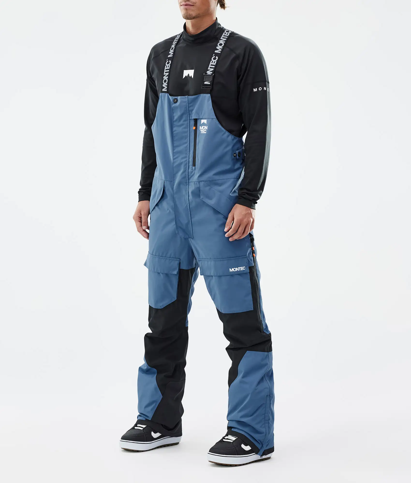 Fawk Snowboard Pants Men Blue Steel/Black Renewed