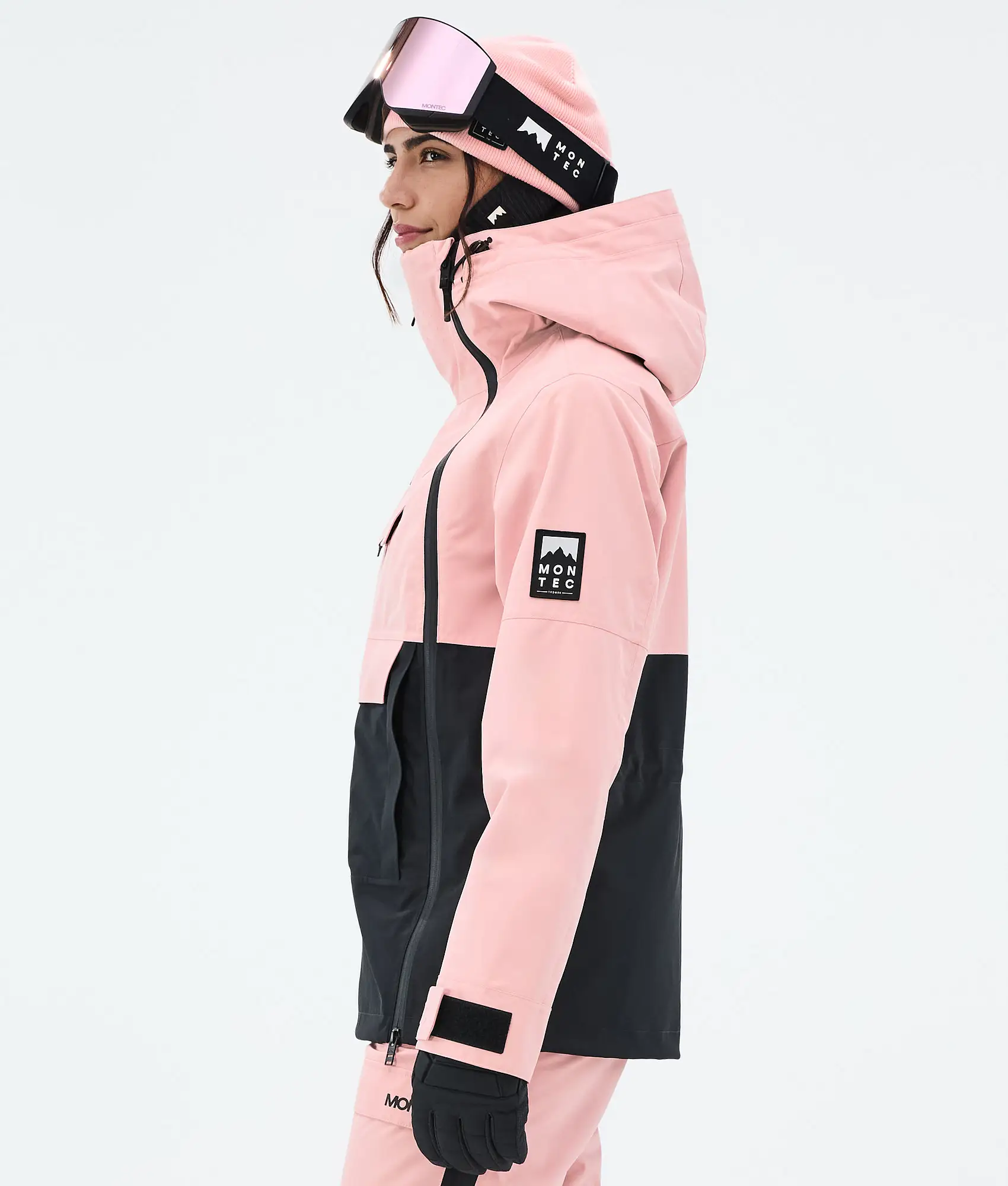 Doom W Snowboard Jacket Women Soft Pink/Black