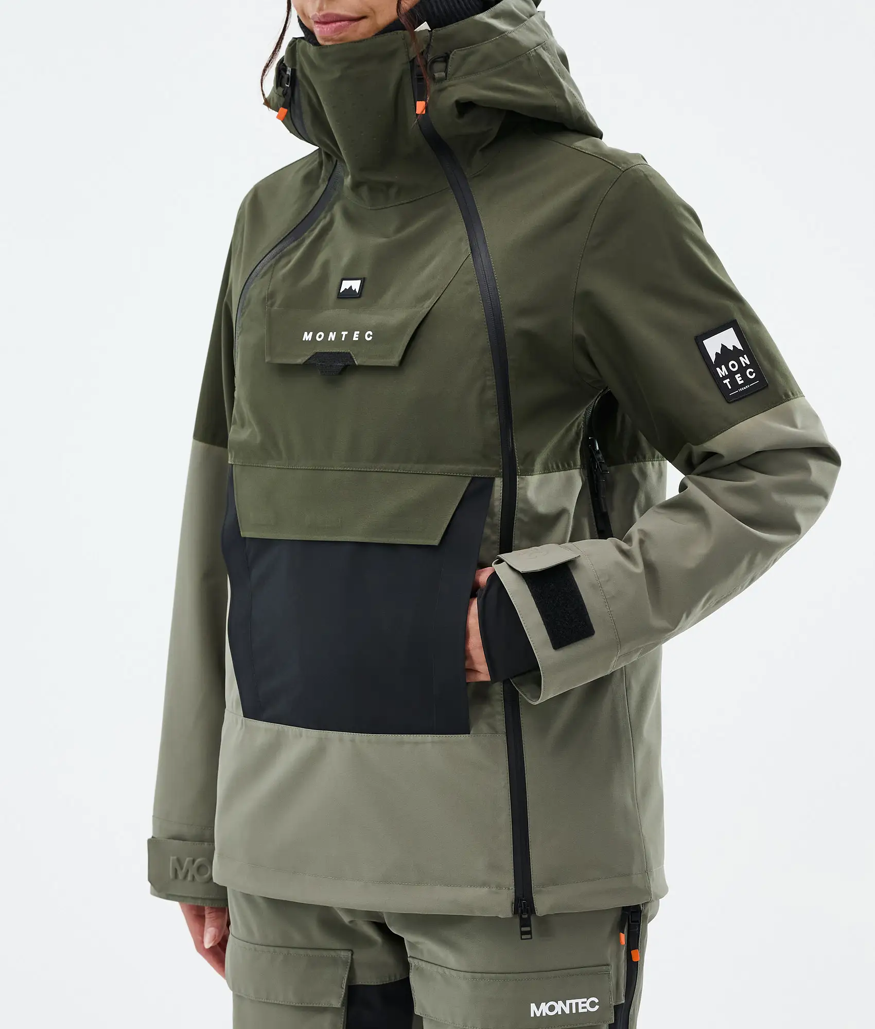 Doom W Ski Jacket Women Olive Green/Black/Greenish