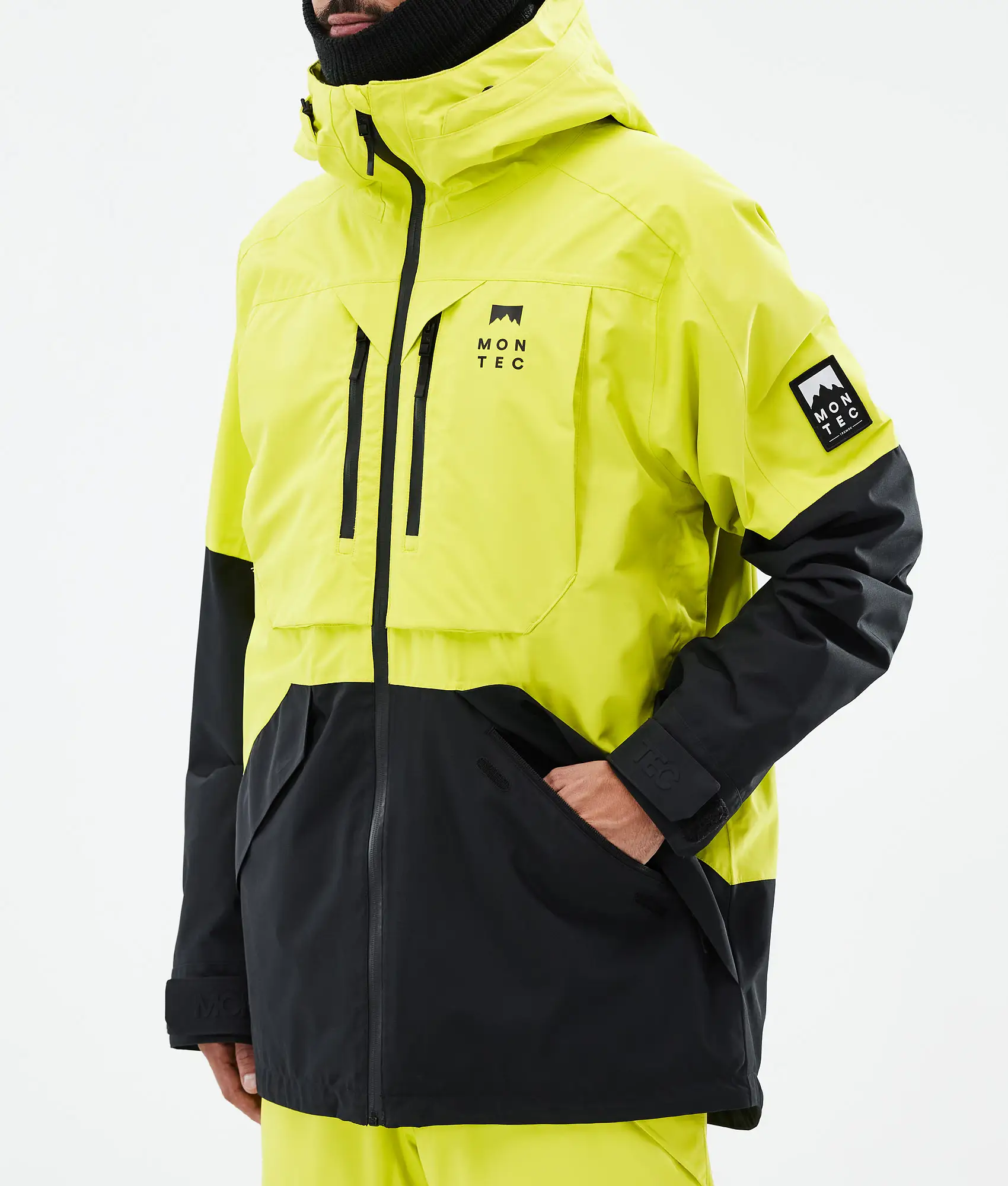 Arch Ski Jacket Men Bright Yellow/Black