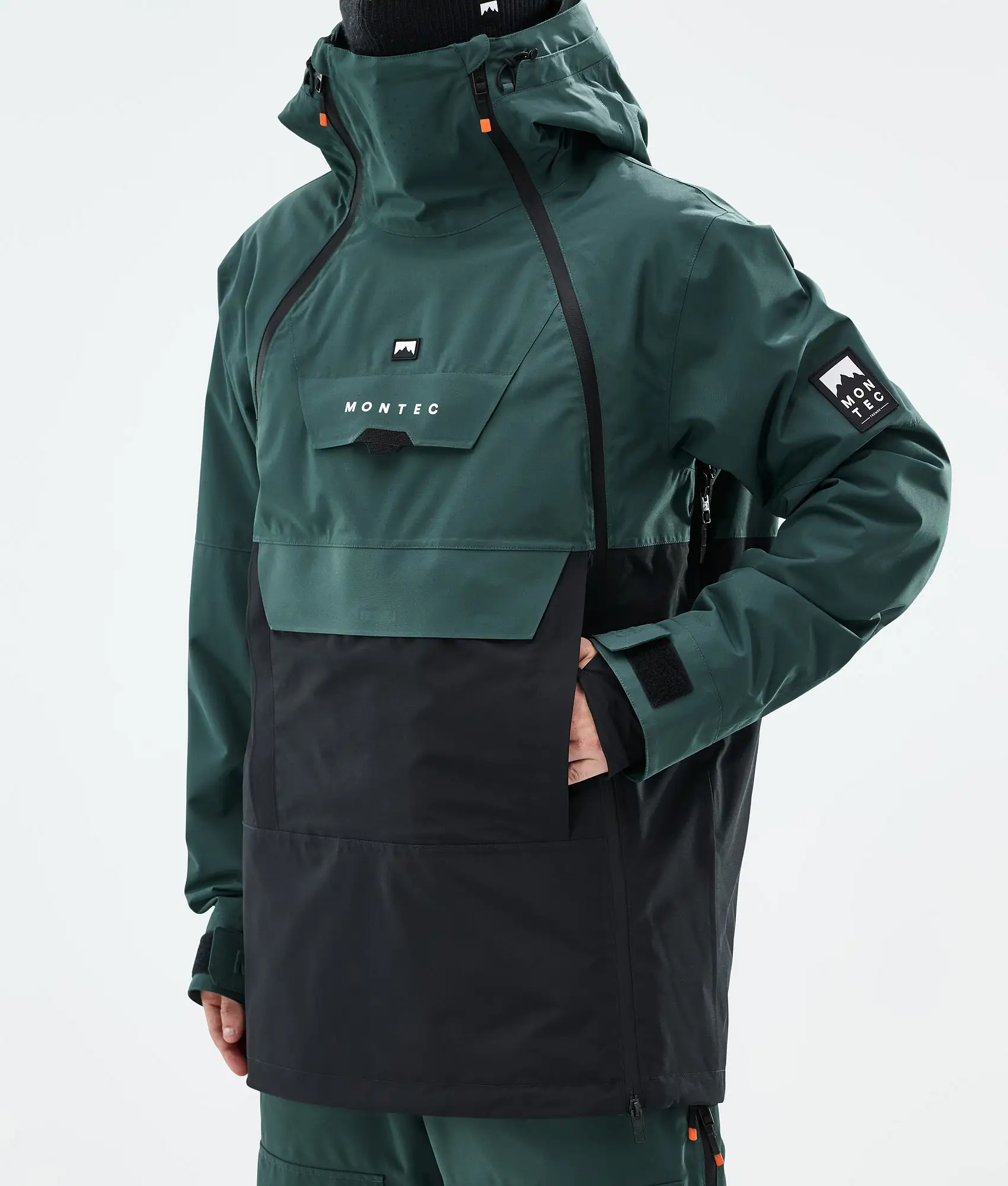 Doom Snowboard Jacket Men Dark Atlantic/Black Renewed