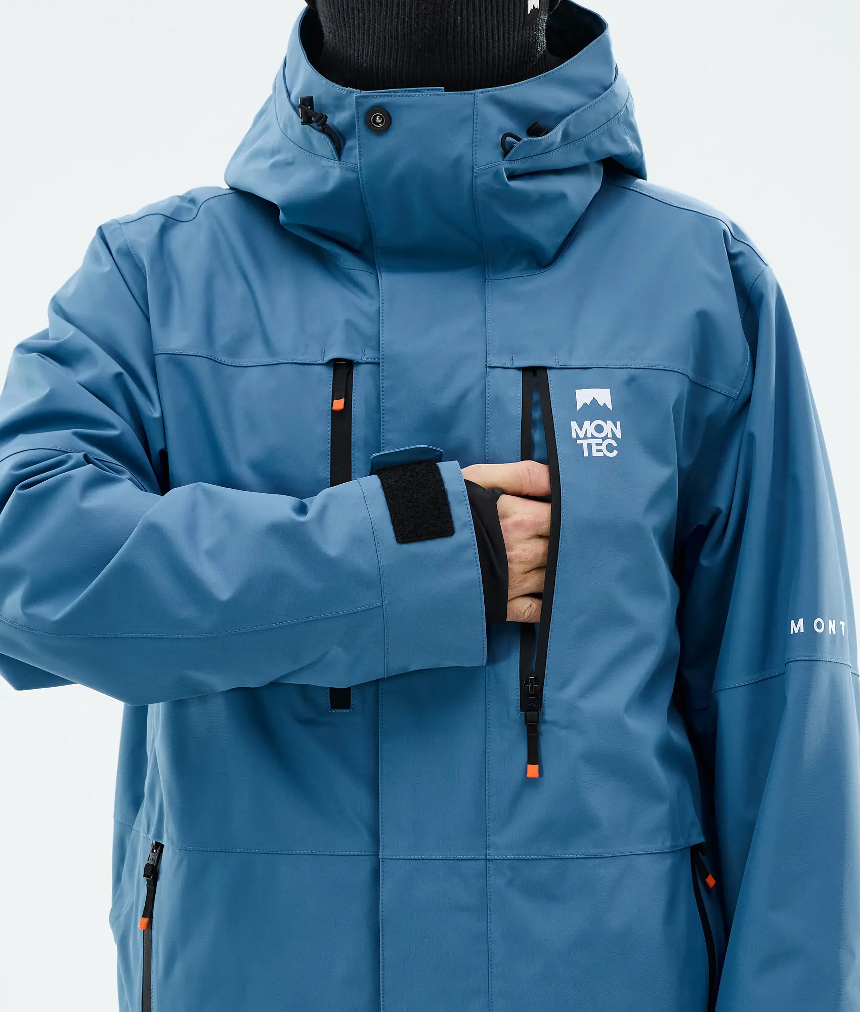 Fawk Ski Jacket Men Blue Steel