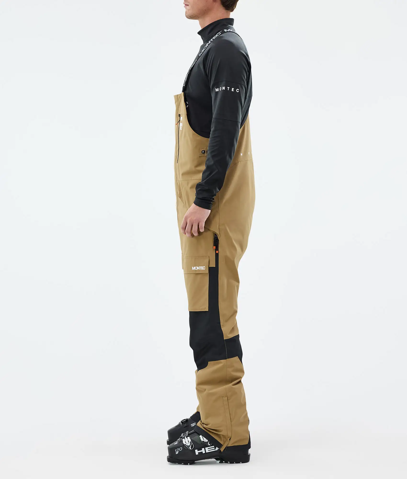 Fawk Ski Pants Men Gold/Black