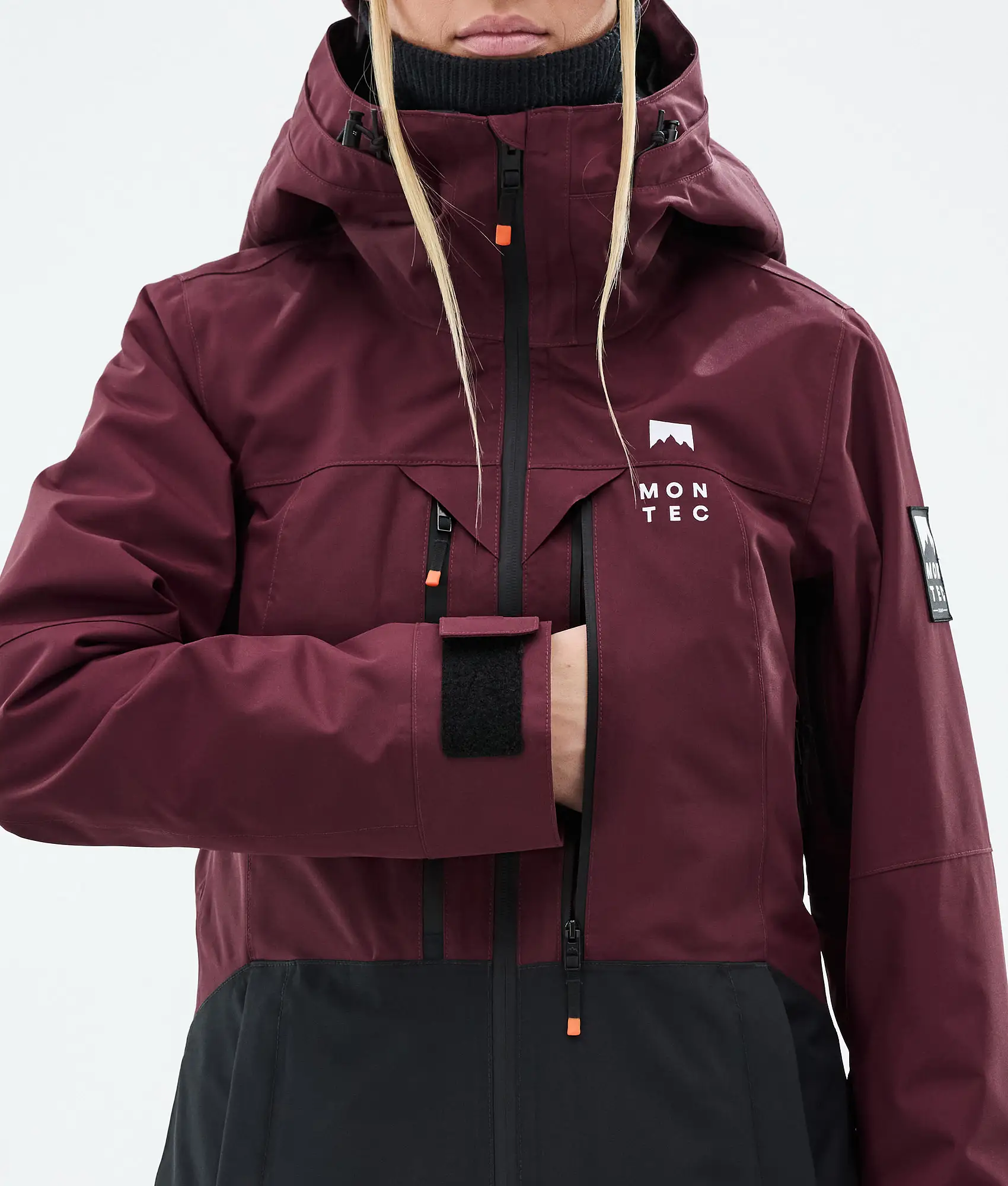 Moss W Snowboard Jacket Women Burgundy/Black