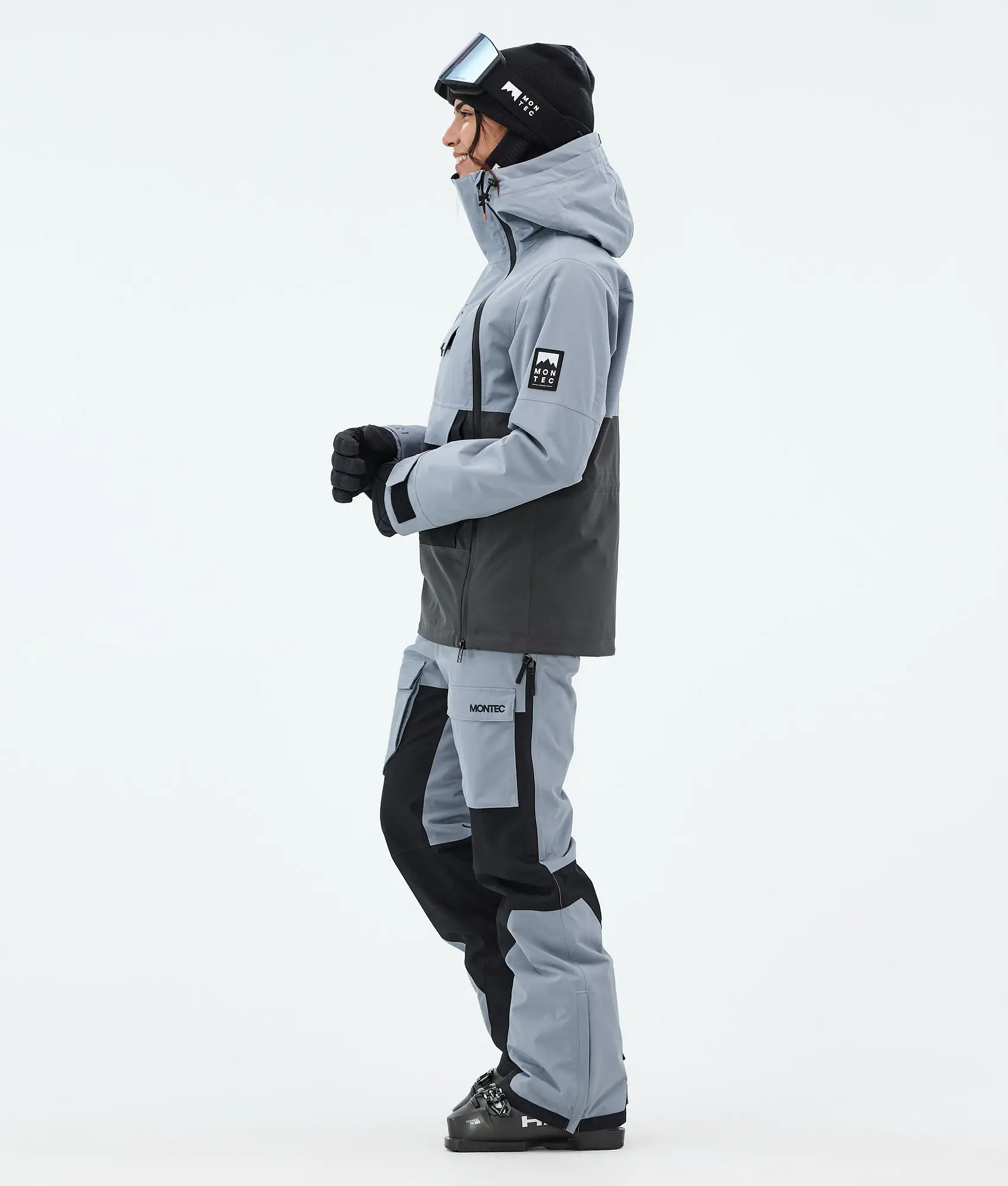 Doom W Ski Jacket Women Soft Blue/Black/Phantom