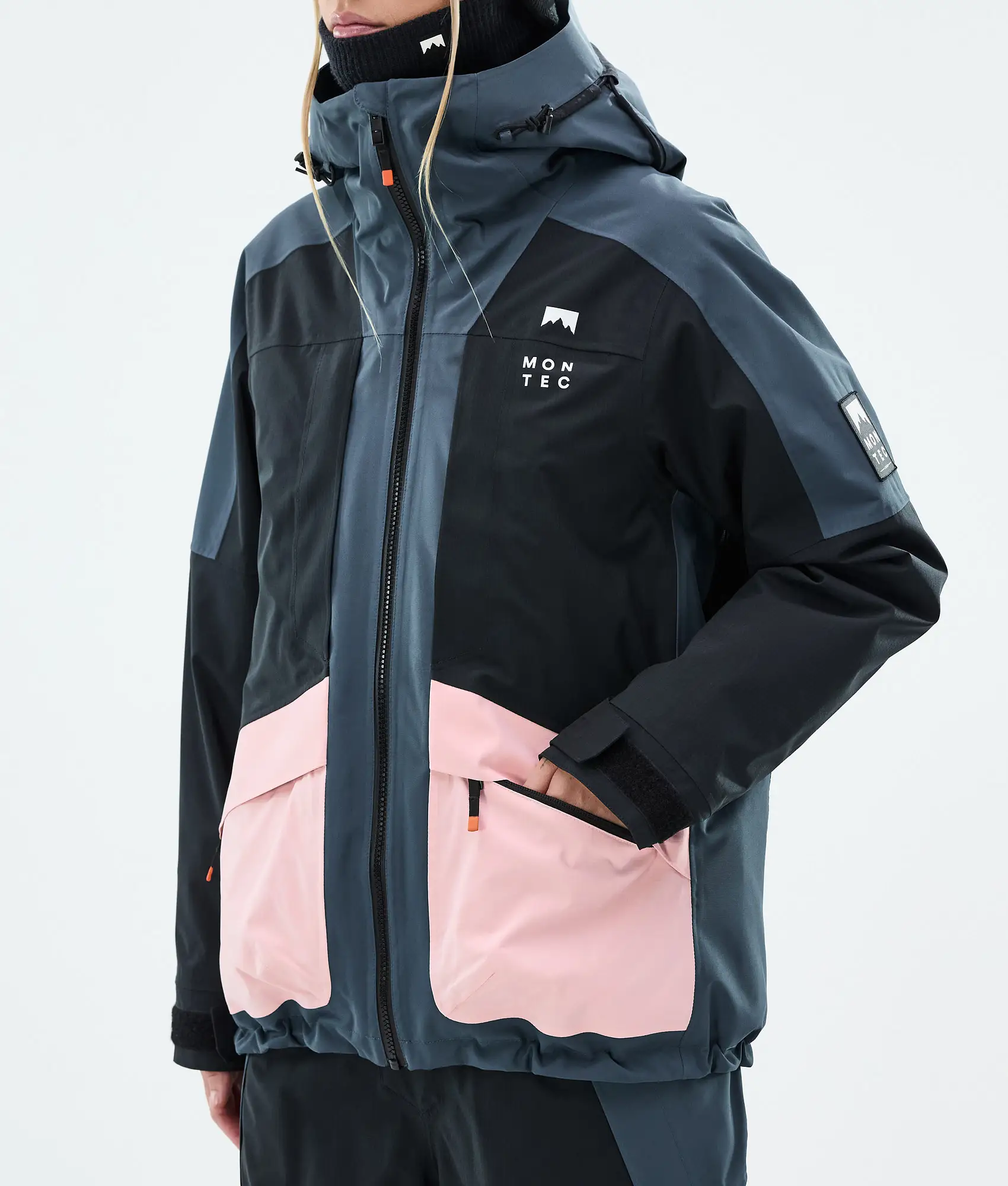 Morpheus W Ski Jacket Women Metal Blue/Black/Soft Pink