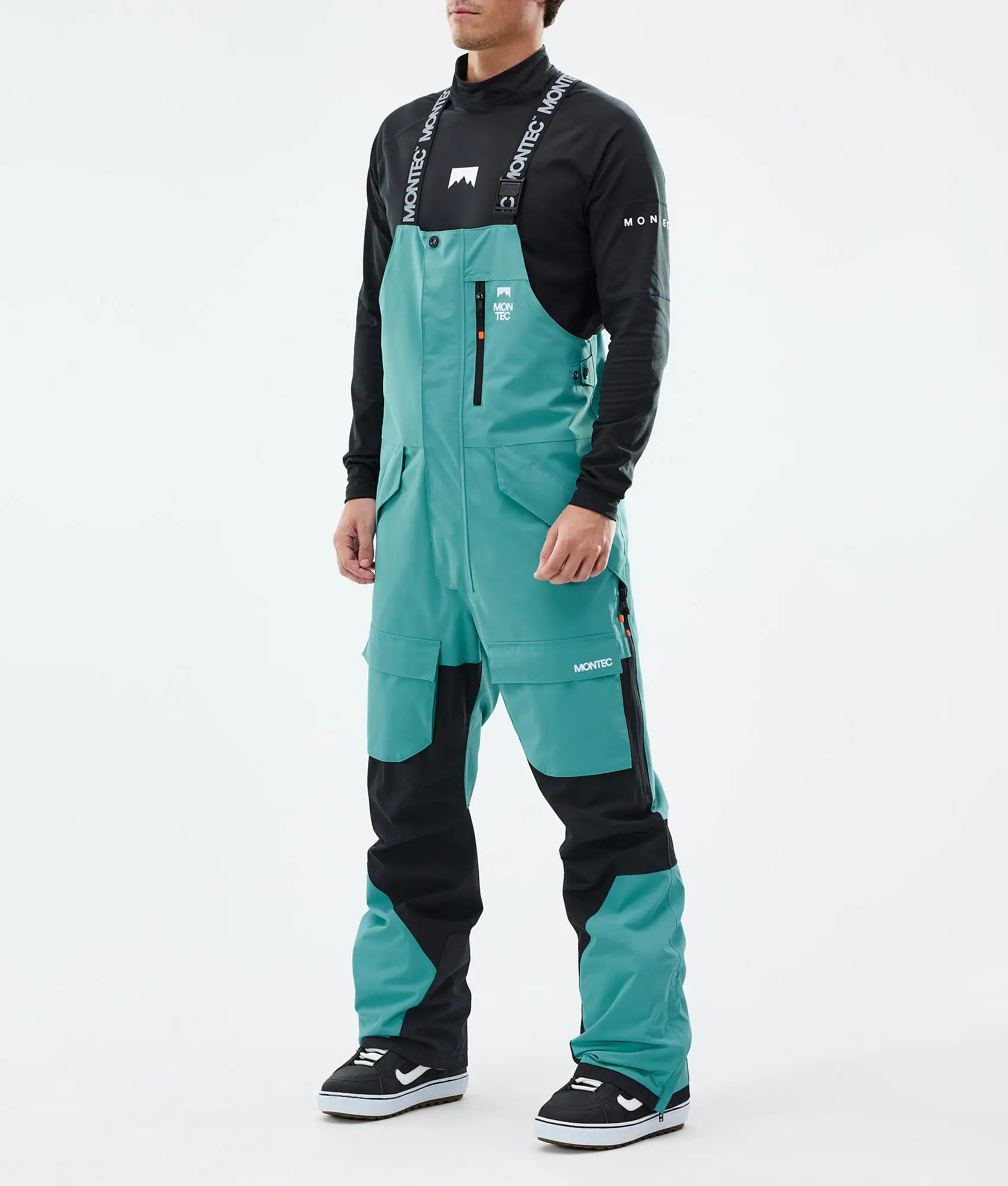 Fawk Snowboard Pants Men Turquoise/Black