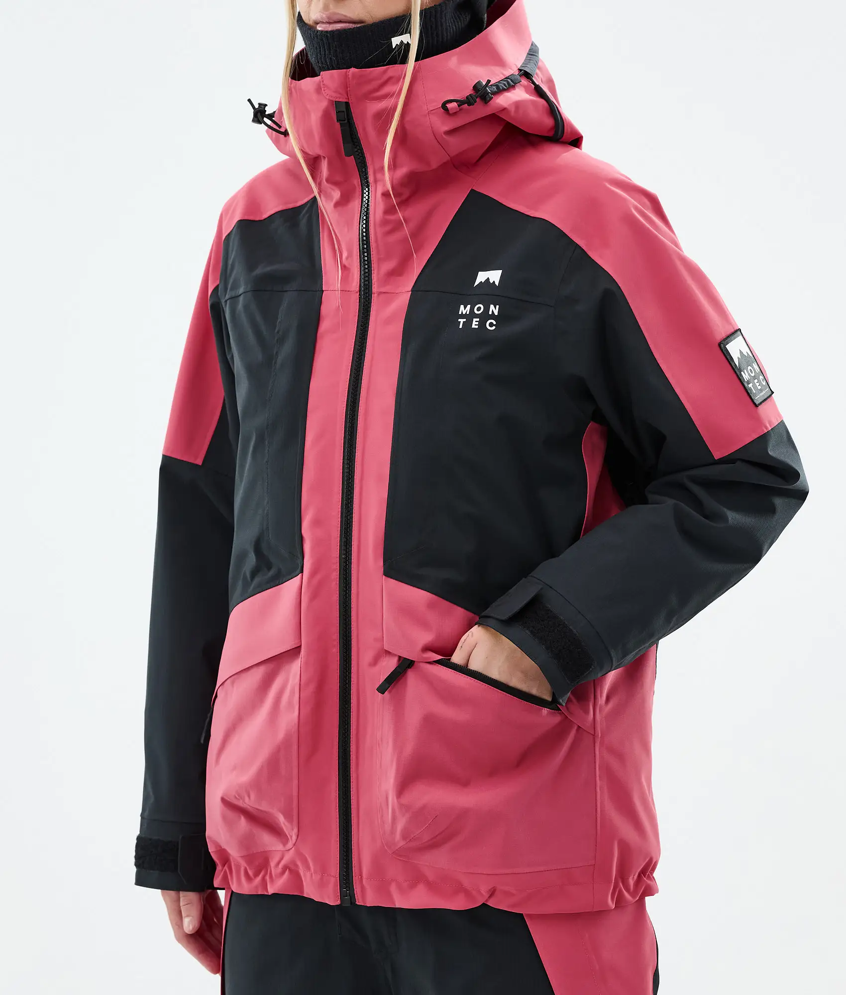 Morpheus W Snowboard Jacket Women Light Red/Black