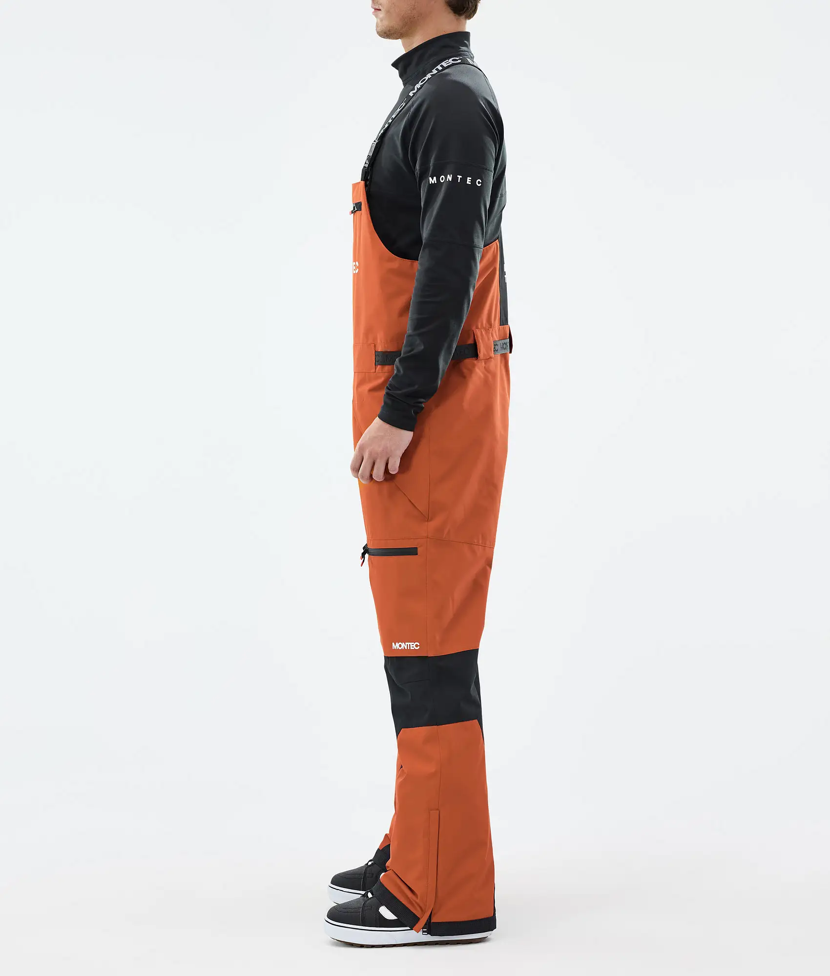 Arch Snowboard Pants Men Burned Orange/Black