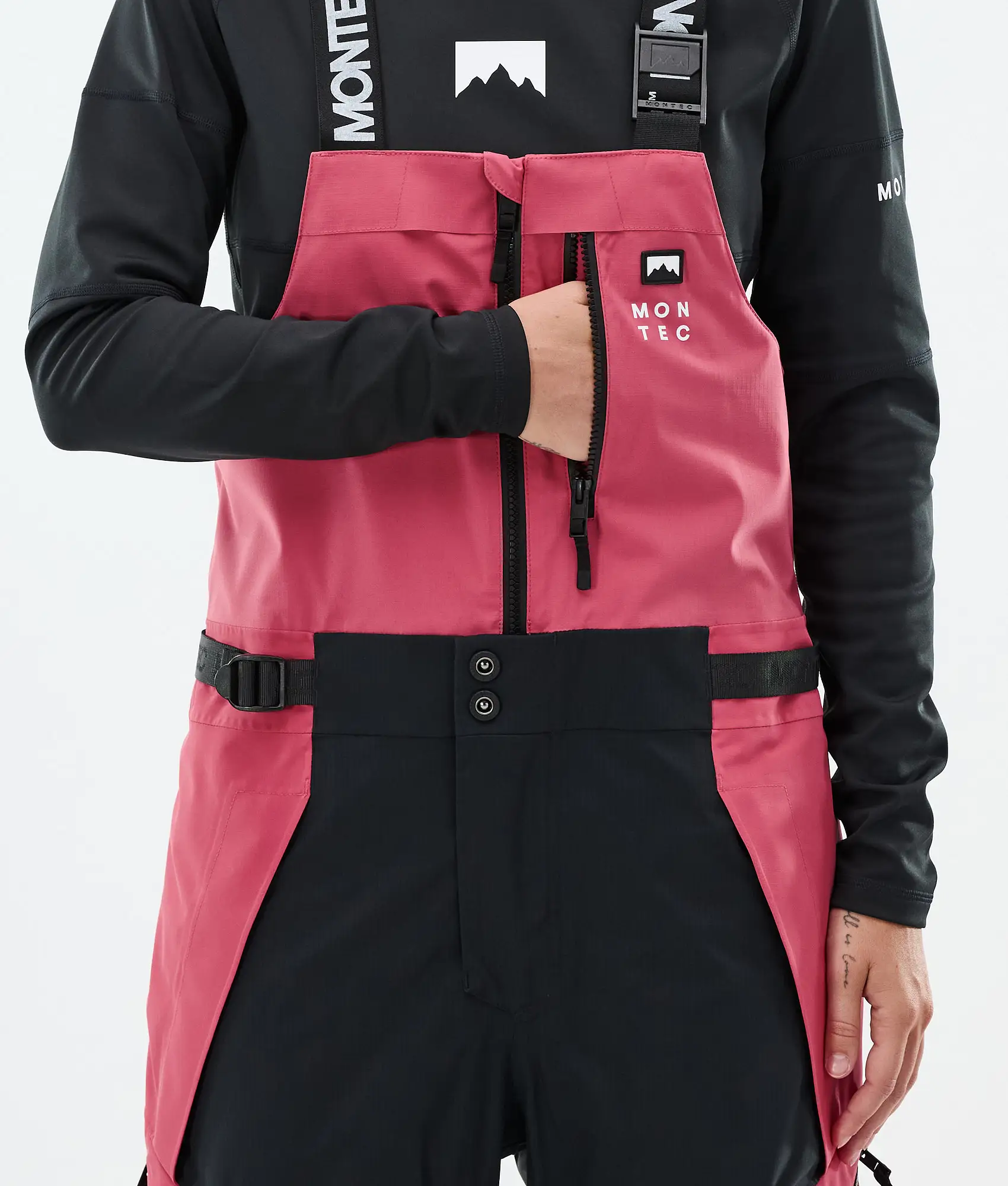 Dozer W Snowboard Pants Women Light Red/Black