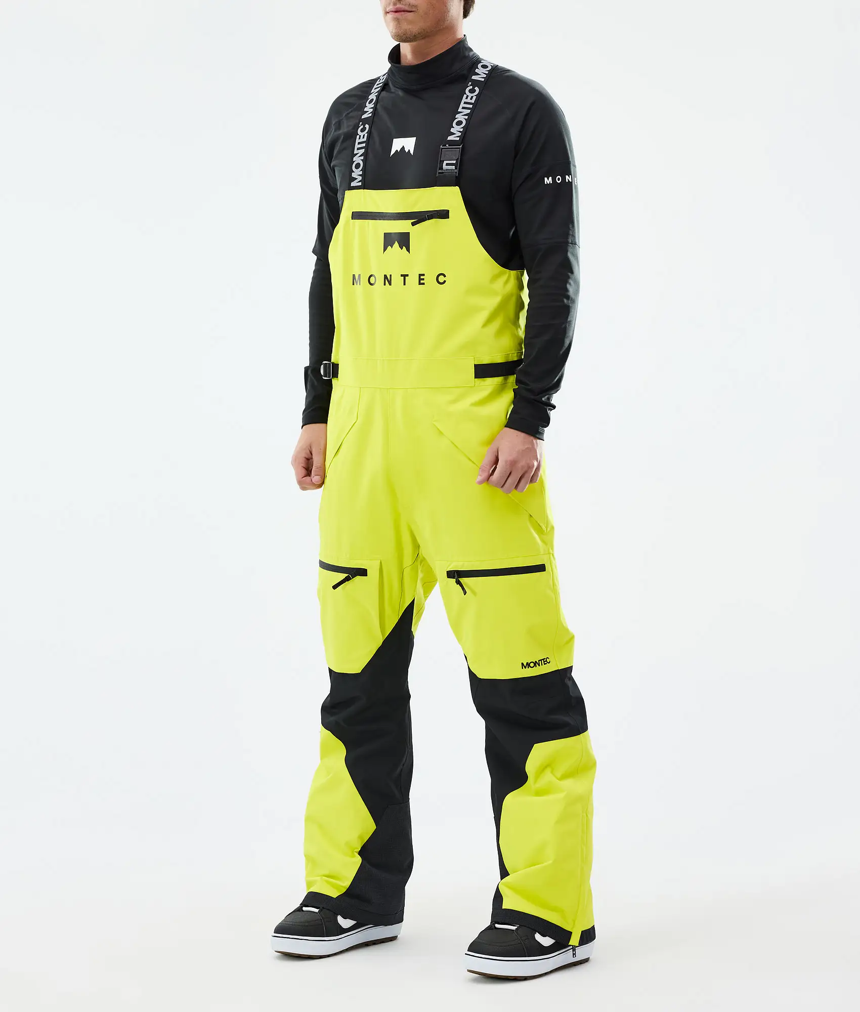 Arch Snowboard Pants Men Bright Yellow/Black