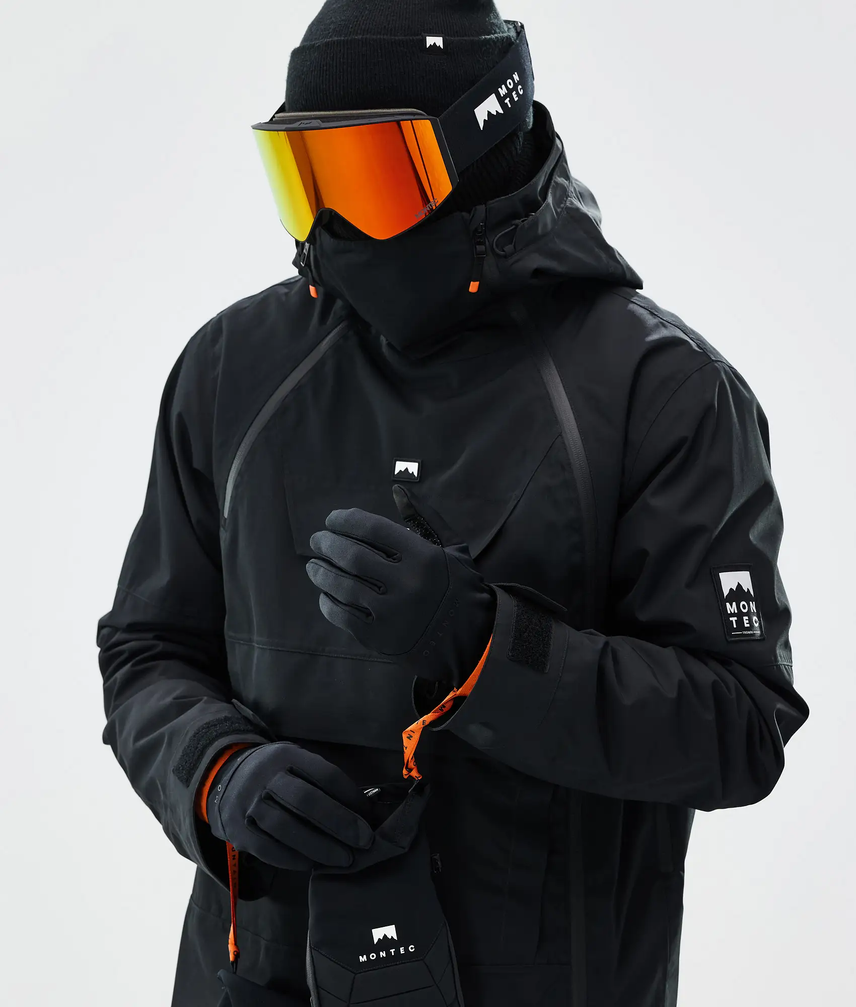 Utility Ski Gloves Black/Black