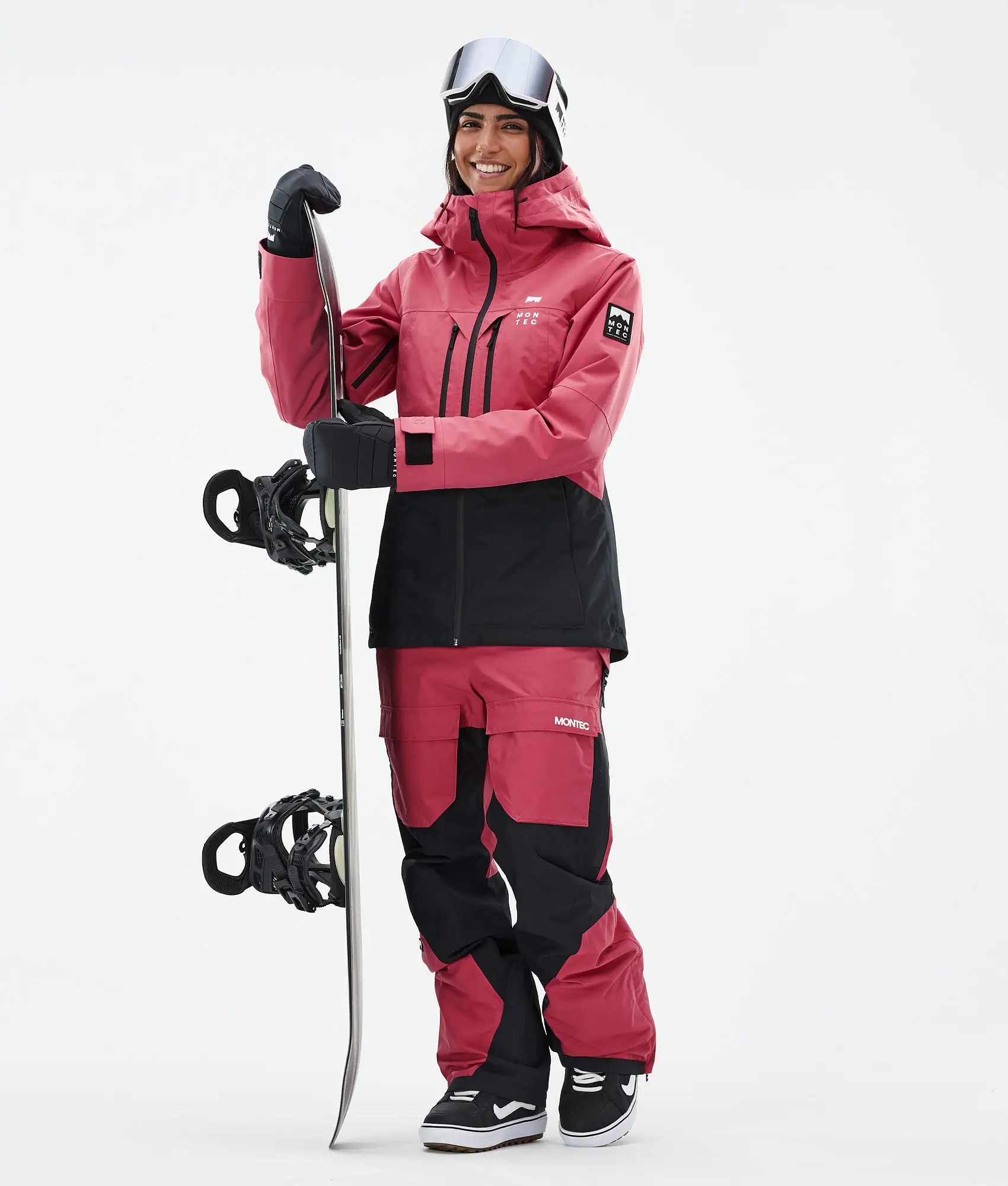 Moss W/Fawk W Snowboard Outfit Women Light Red/Black