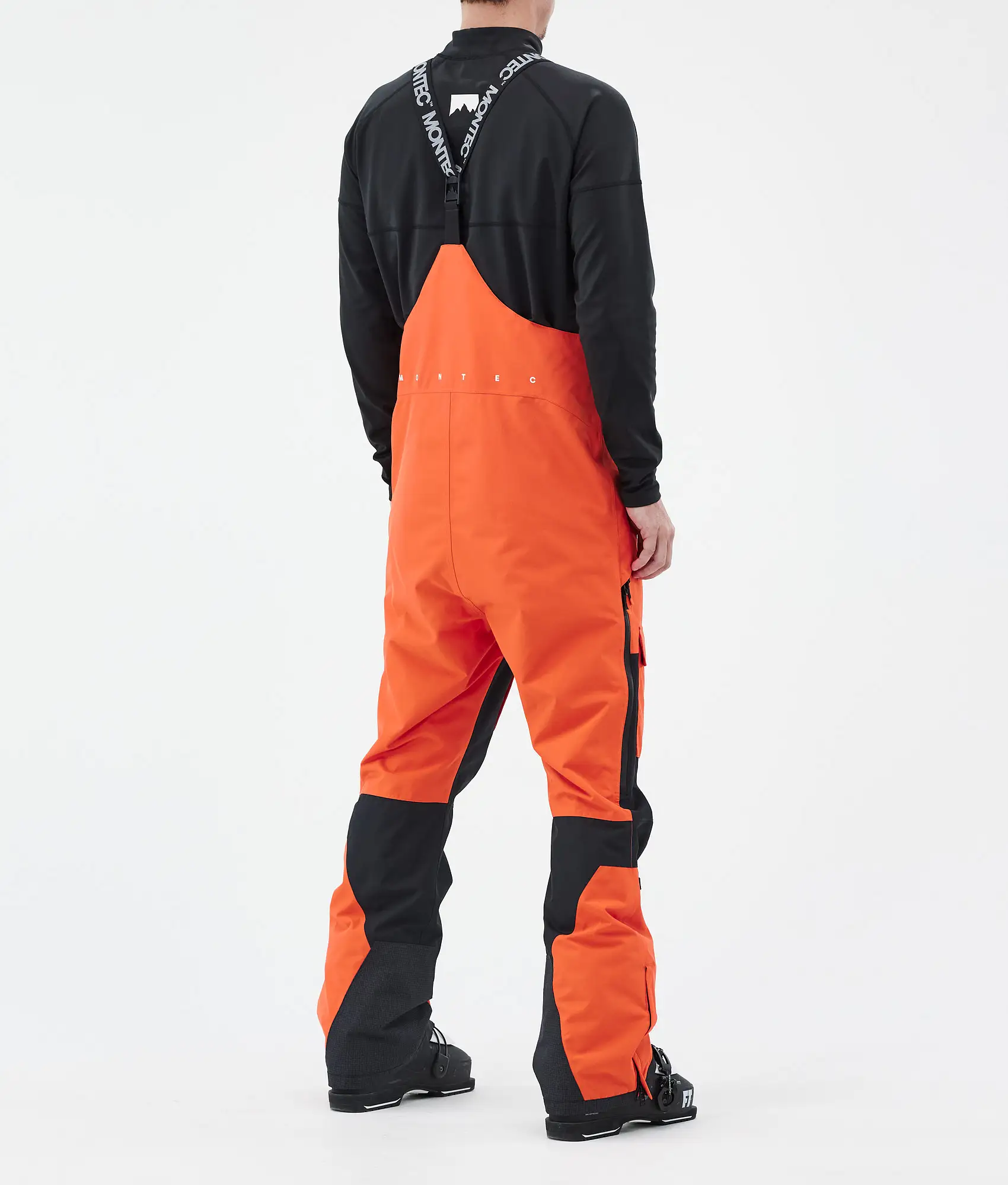Fawk Ski Pants Men Orange/Black