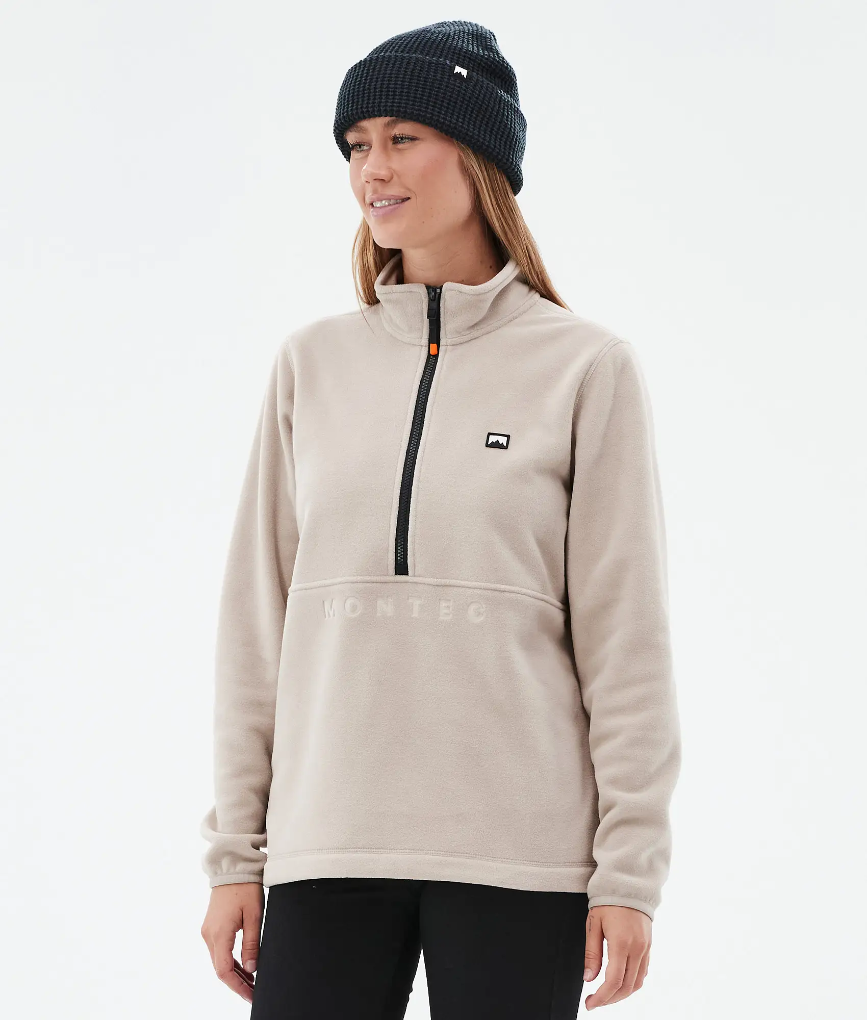 Echo W Fleece Sweater Women Sand Renewed